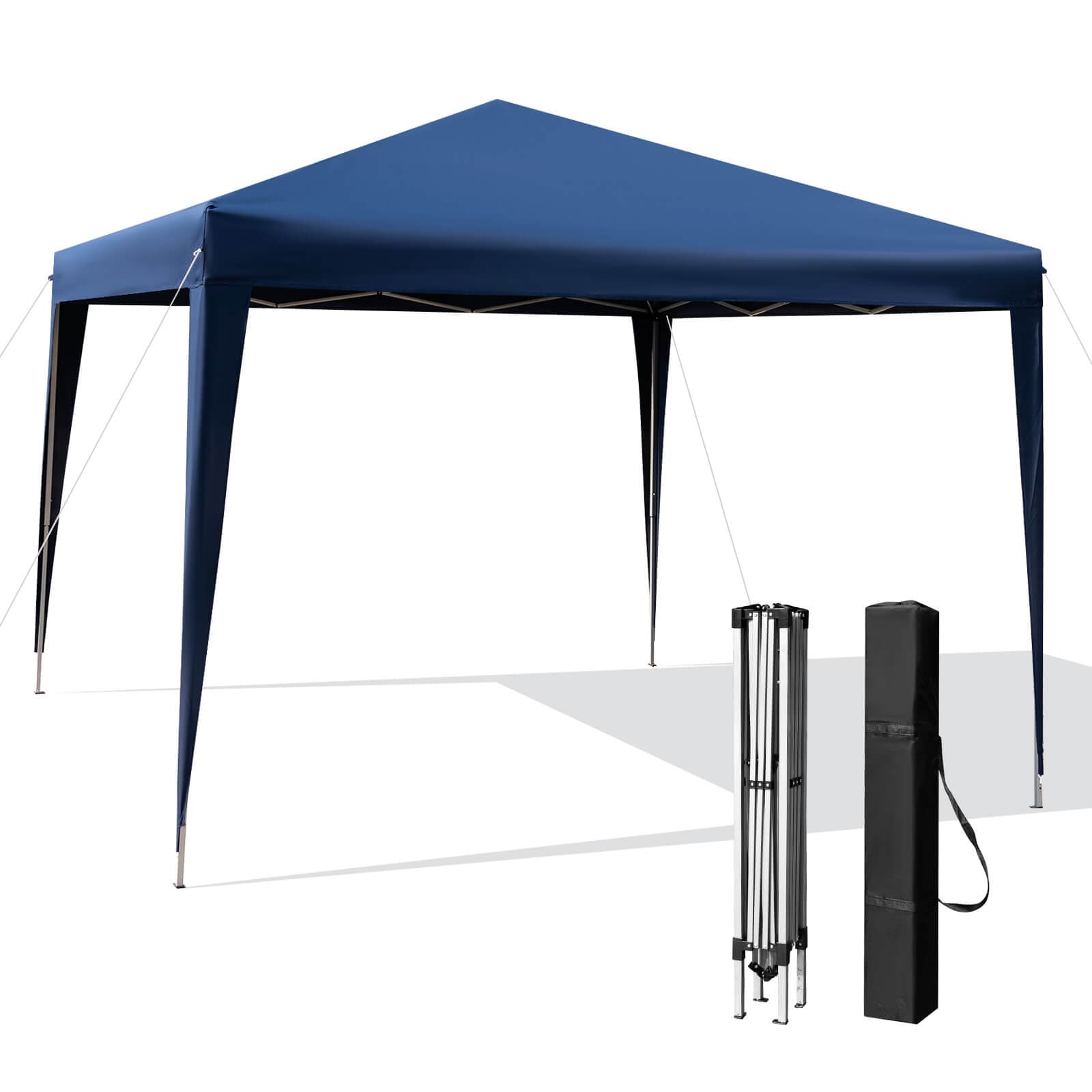 Forclover HBV-0894BL 10-ft x 10-ft Square Blue Pop-up canopy