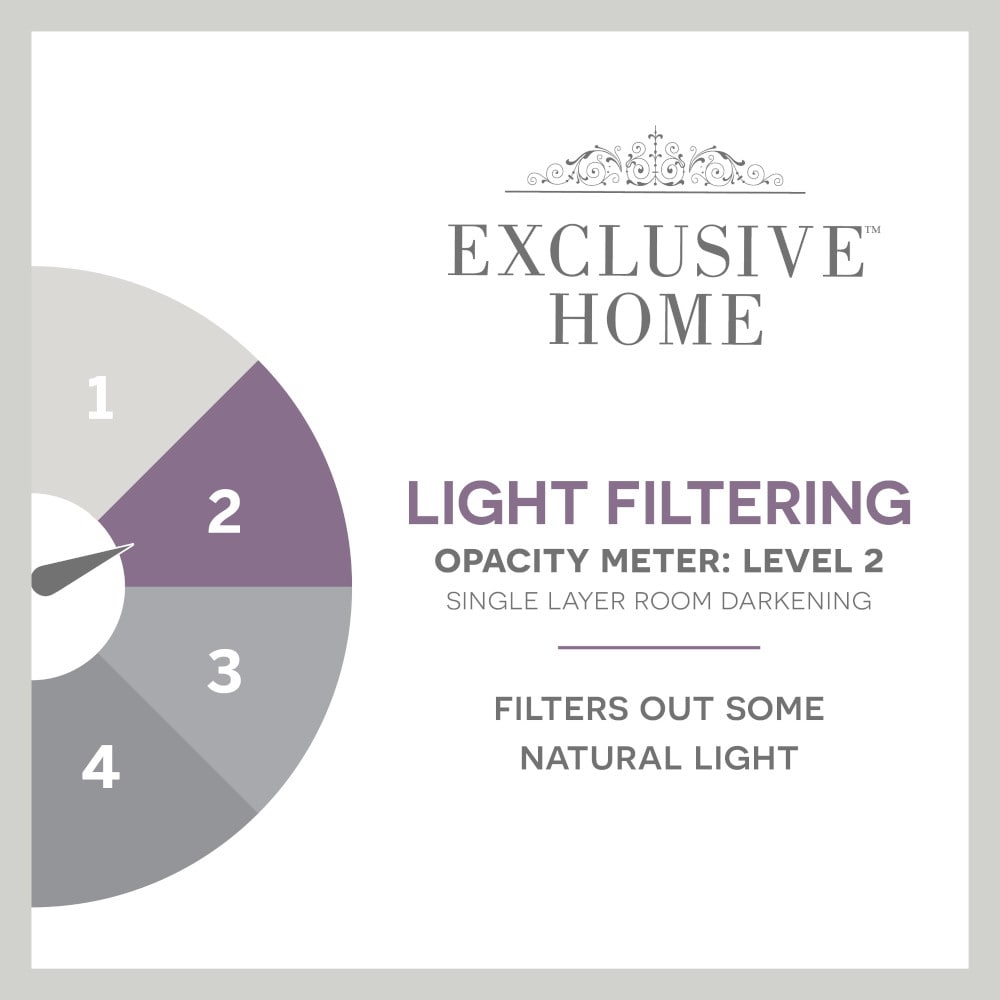 Extra Wide Gray Linen Look Light-Filtering Grommet Drapes