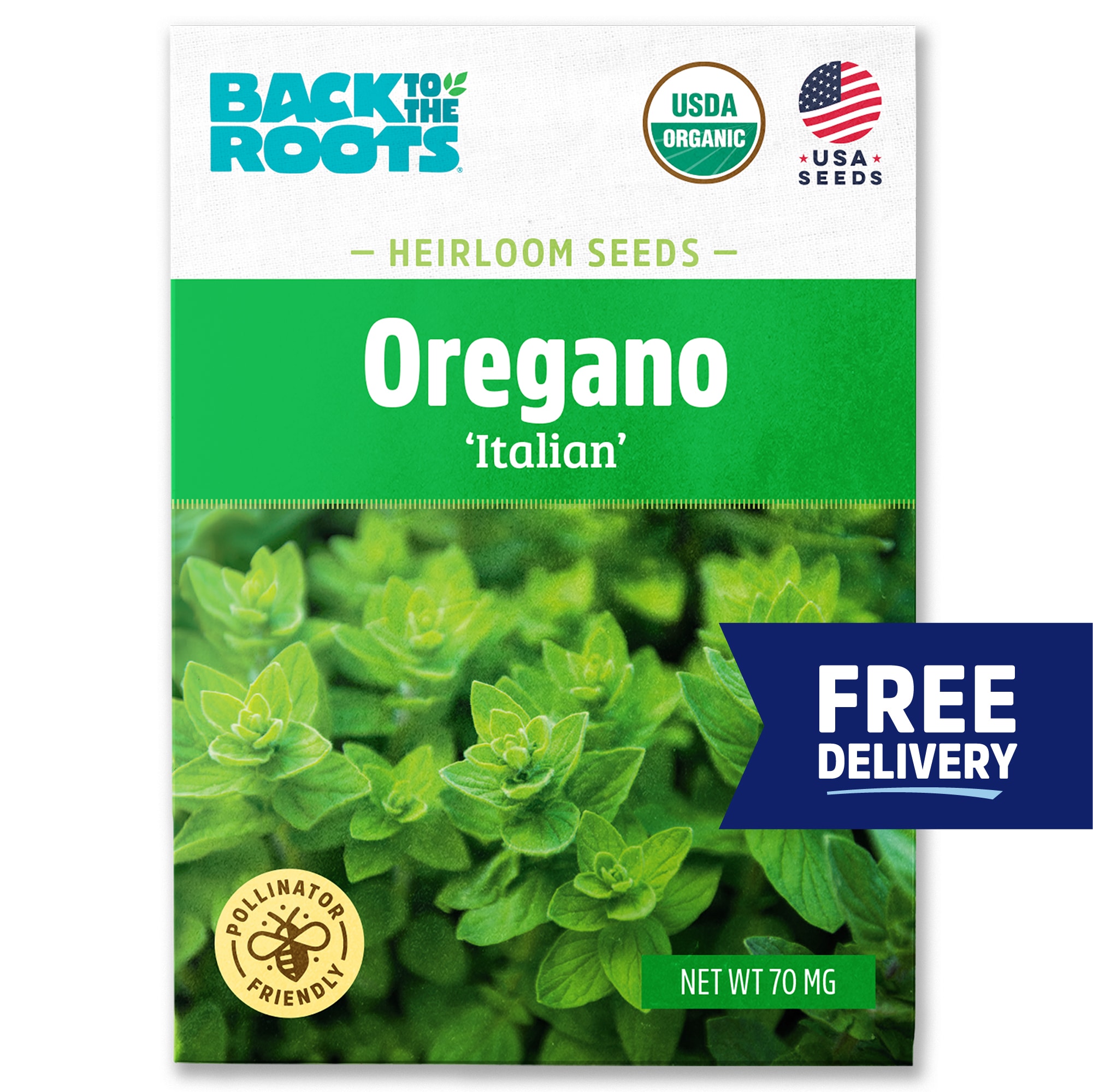 Back to the Roots Organic Italian oregano Seeds 1 Pack(s)