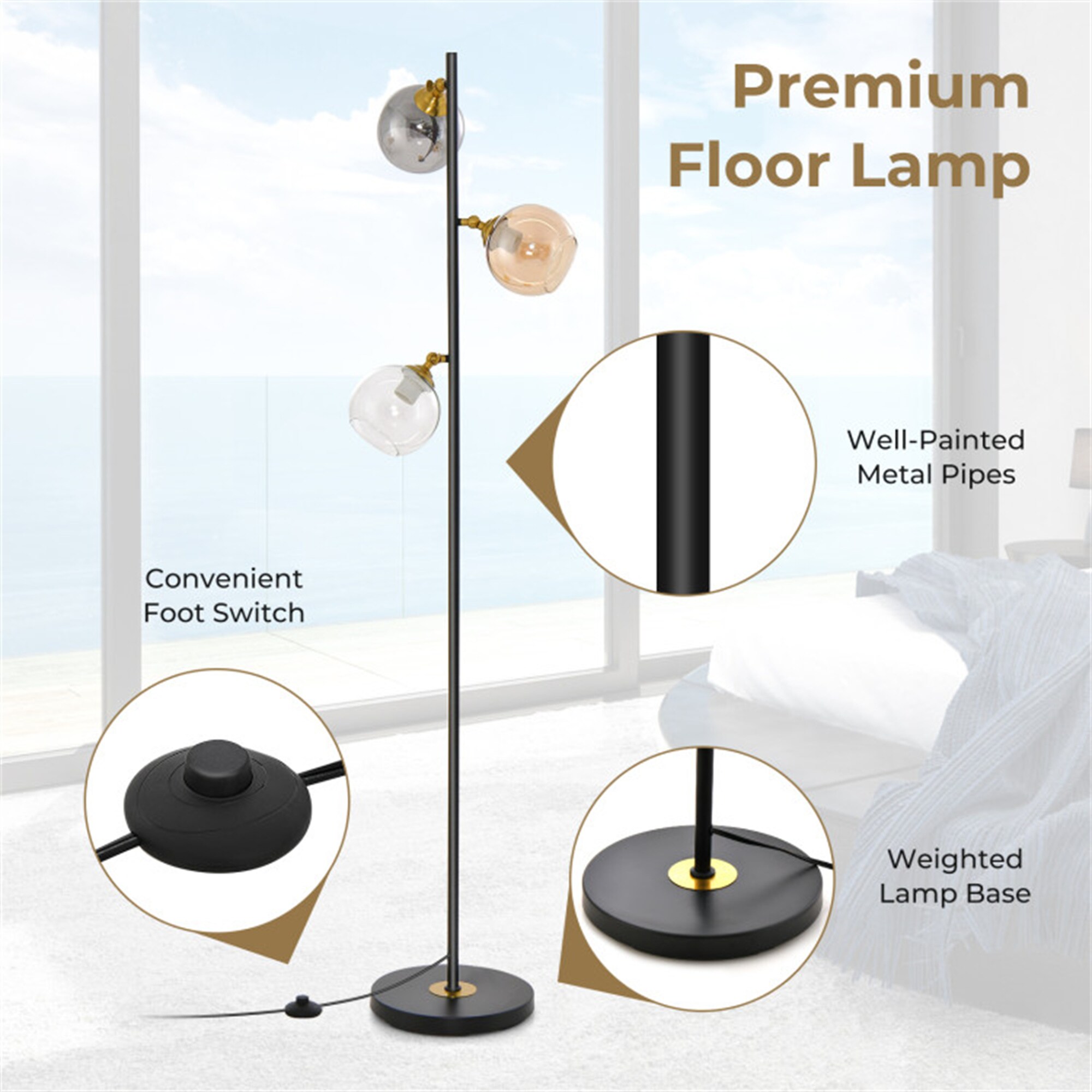 BABOOM BOM-10120US-OR floorlamps - View #8