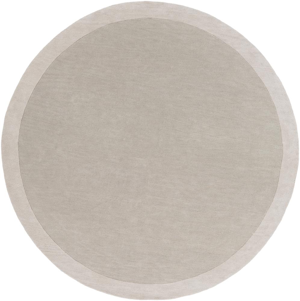 Surya MDS1001-6RD Madison Square 6 X 6 Wool Ivory Round Indoor Solid Area Rug