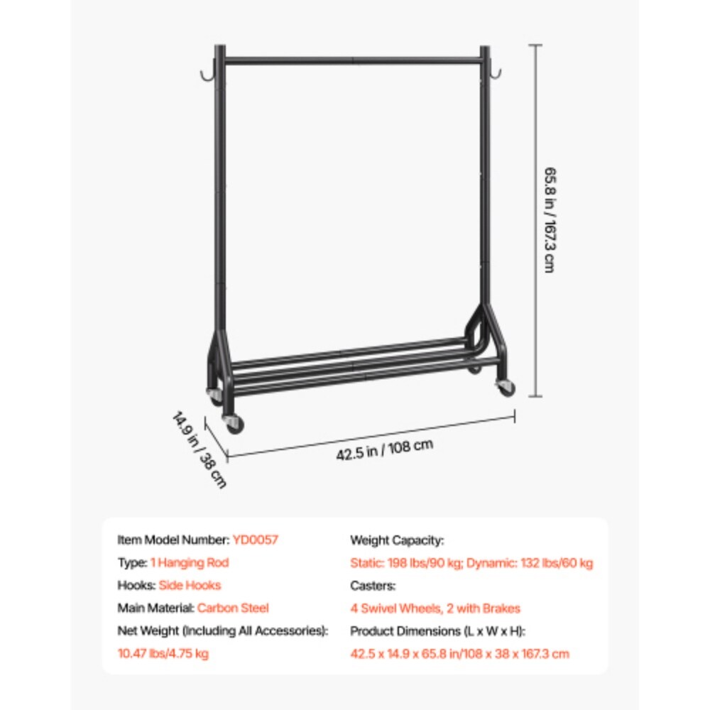 Dimakai DI-VE409323P Garment-Racks - View #5