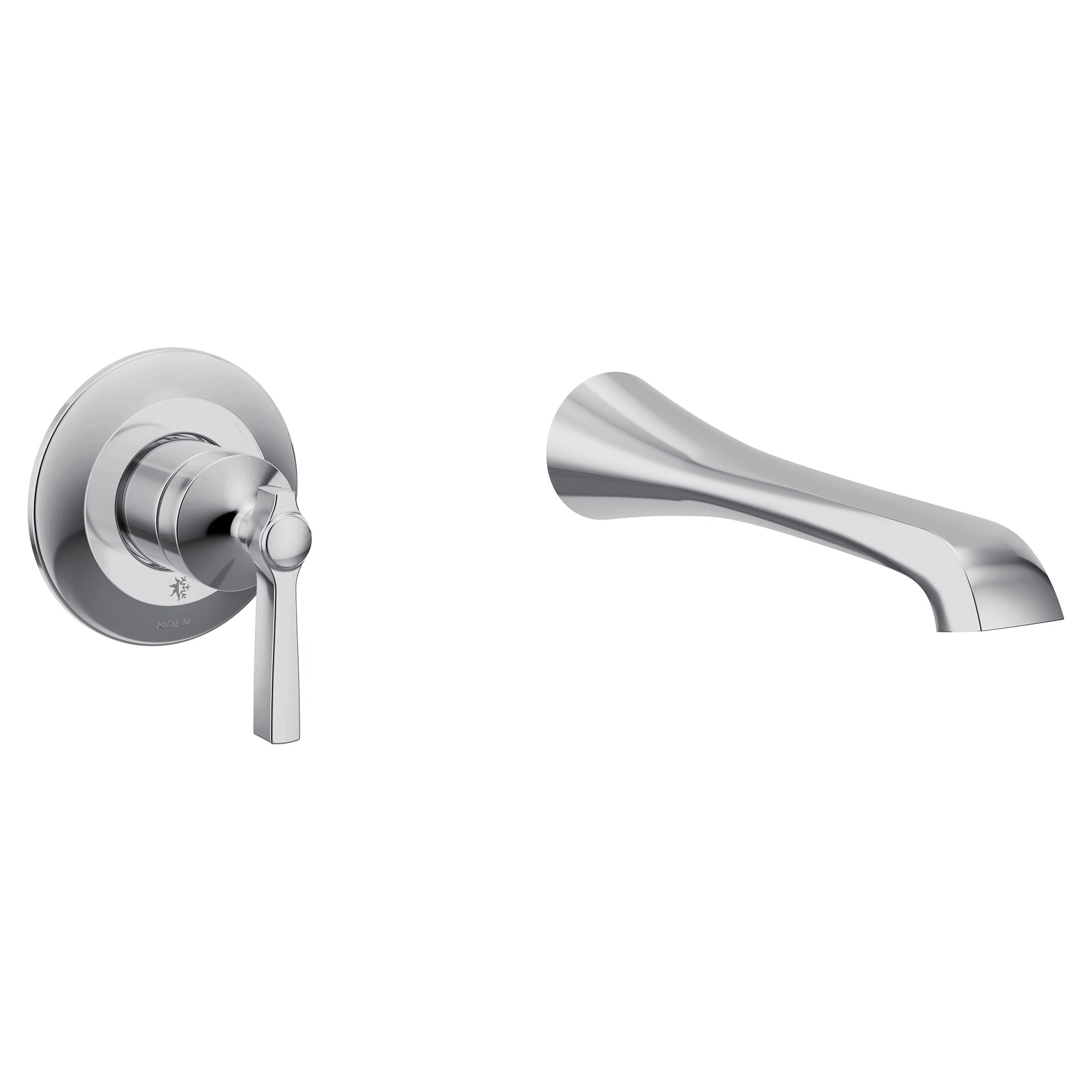 Moen WTS921 Chrome 1-handle Wall-mount Mid-arc Bathtub Faucet
