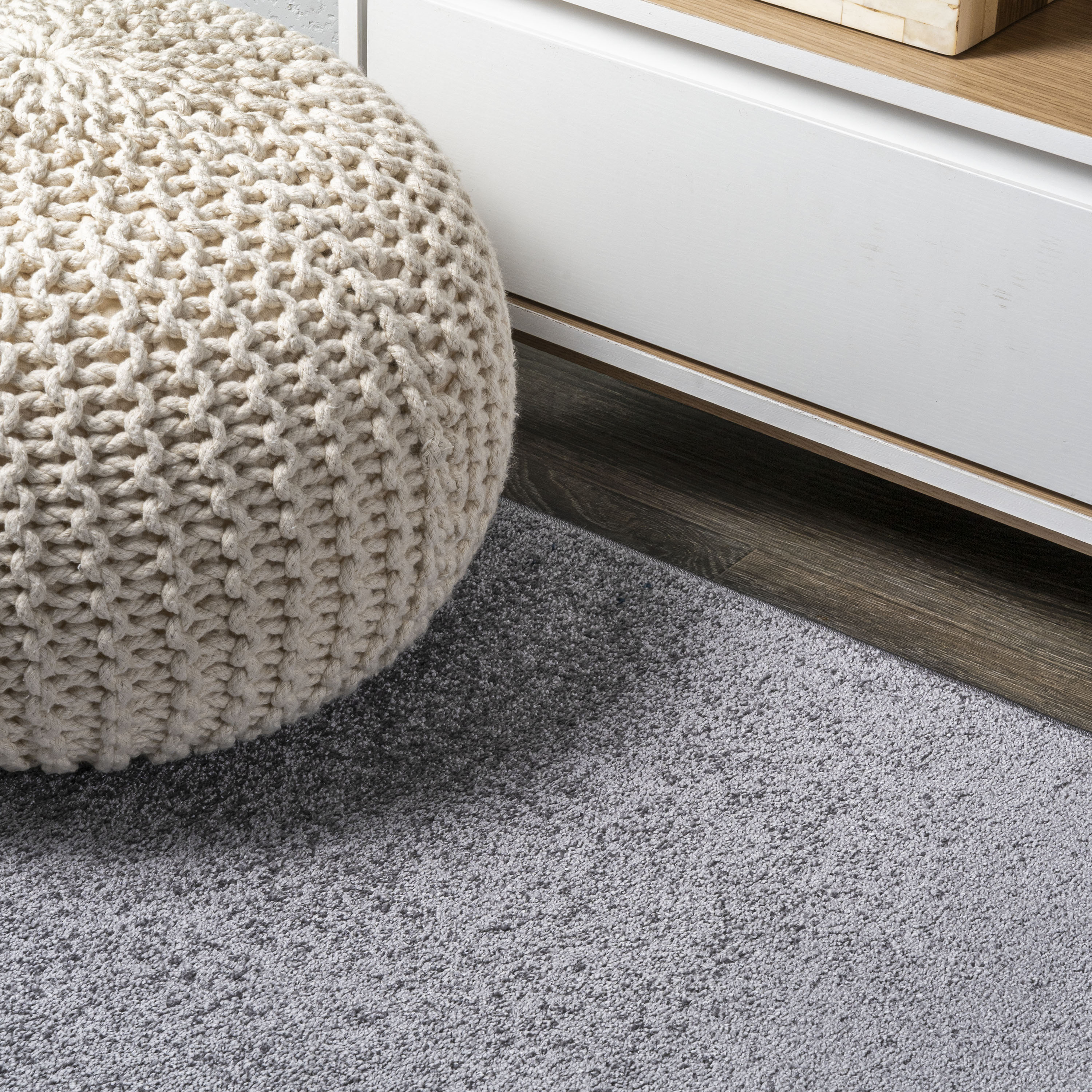 Wave Woven Floor Mat, Grey – Asher + Rye