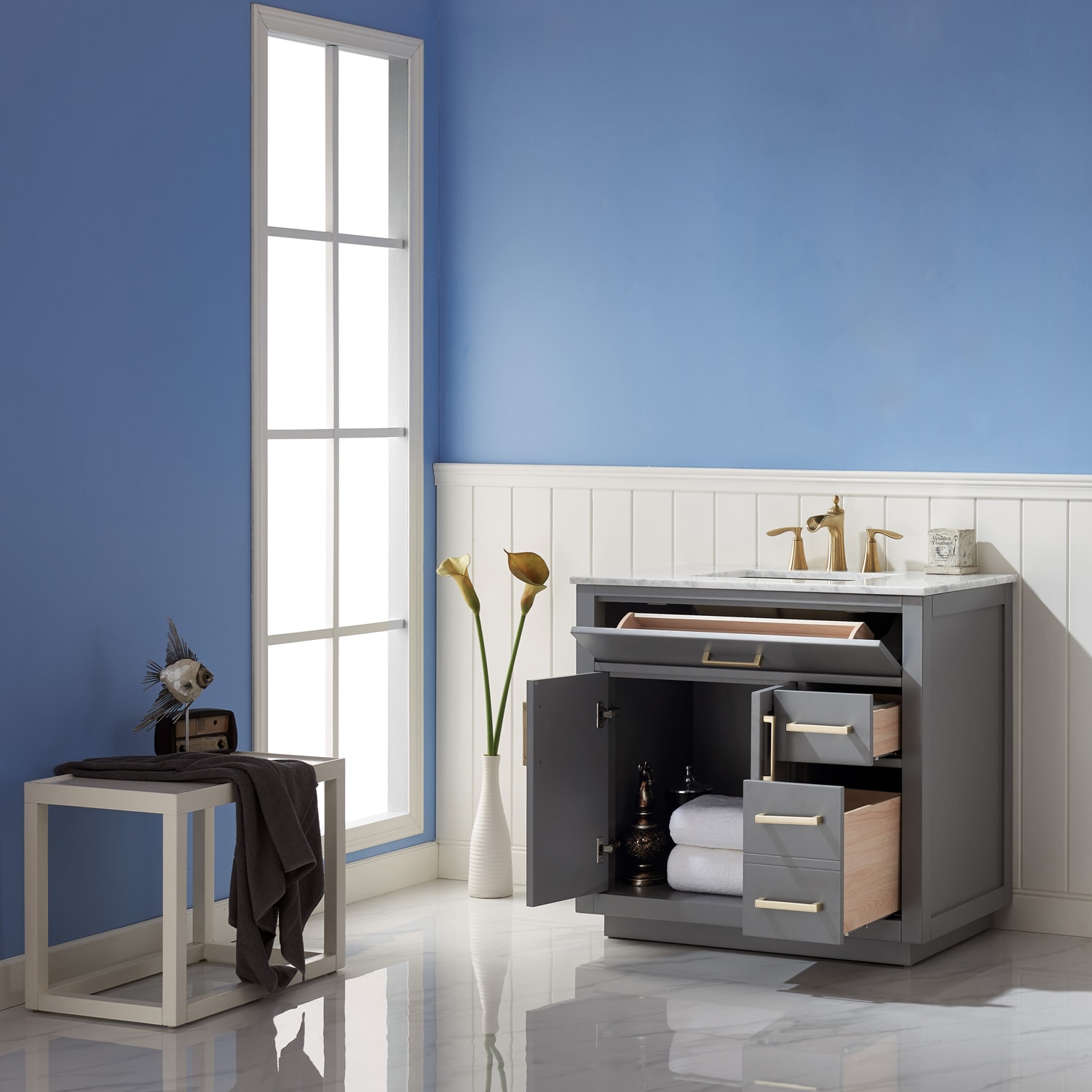 Altair 531036-GR-CA-NM Bath-Vanity-Combo - View #7