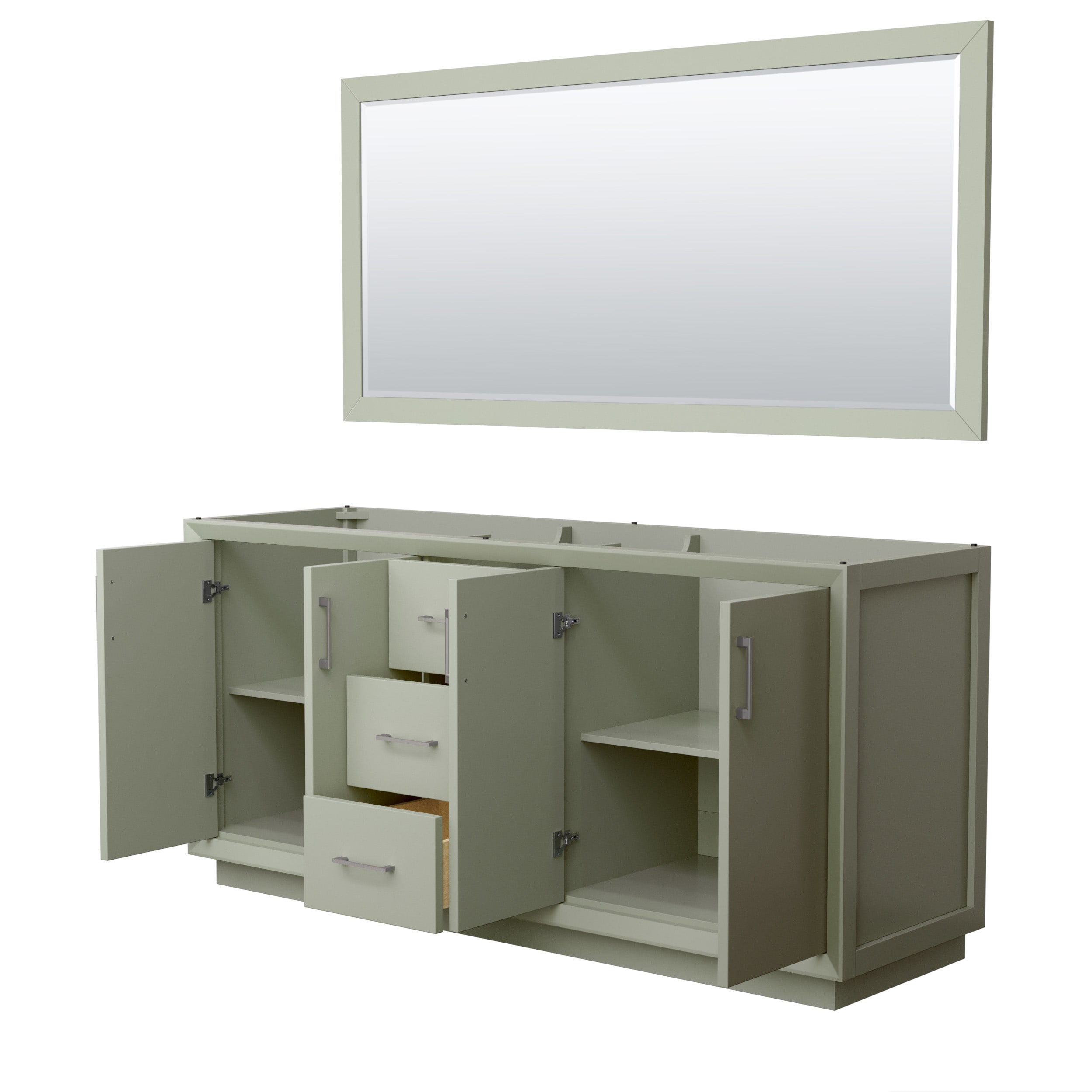 Wyndham Collection WCF414172DLGCXSXXM70 vanities - View #2