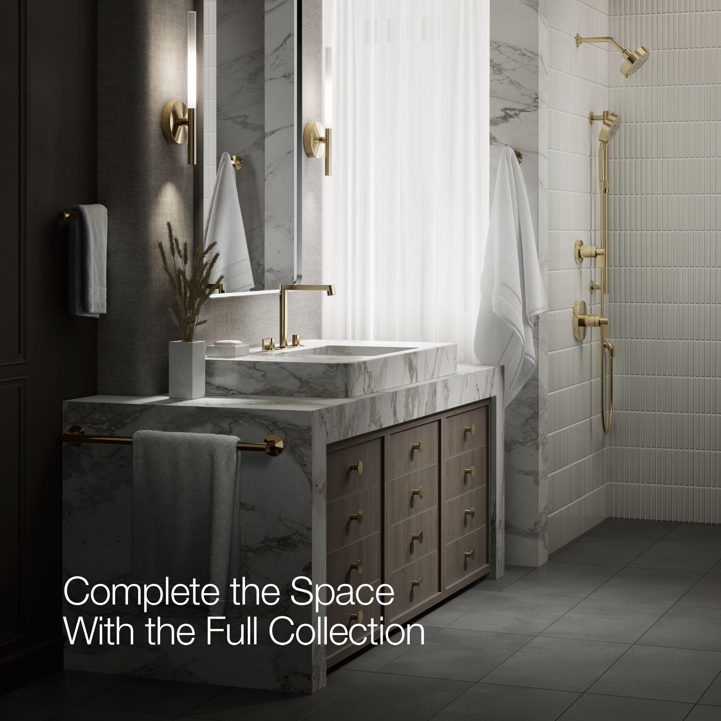 KOHLER 77974-4-AF Faucet-Tub-Shower-Handles - View #11