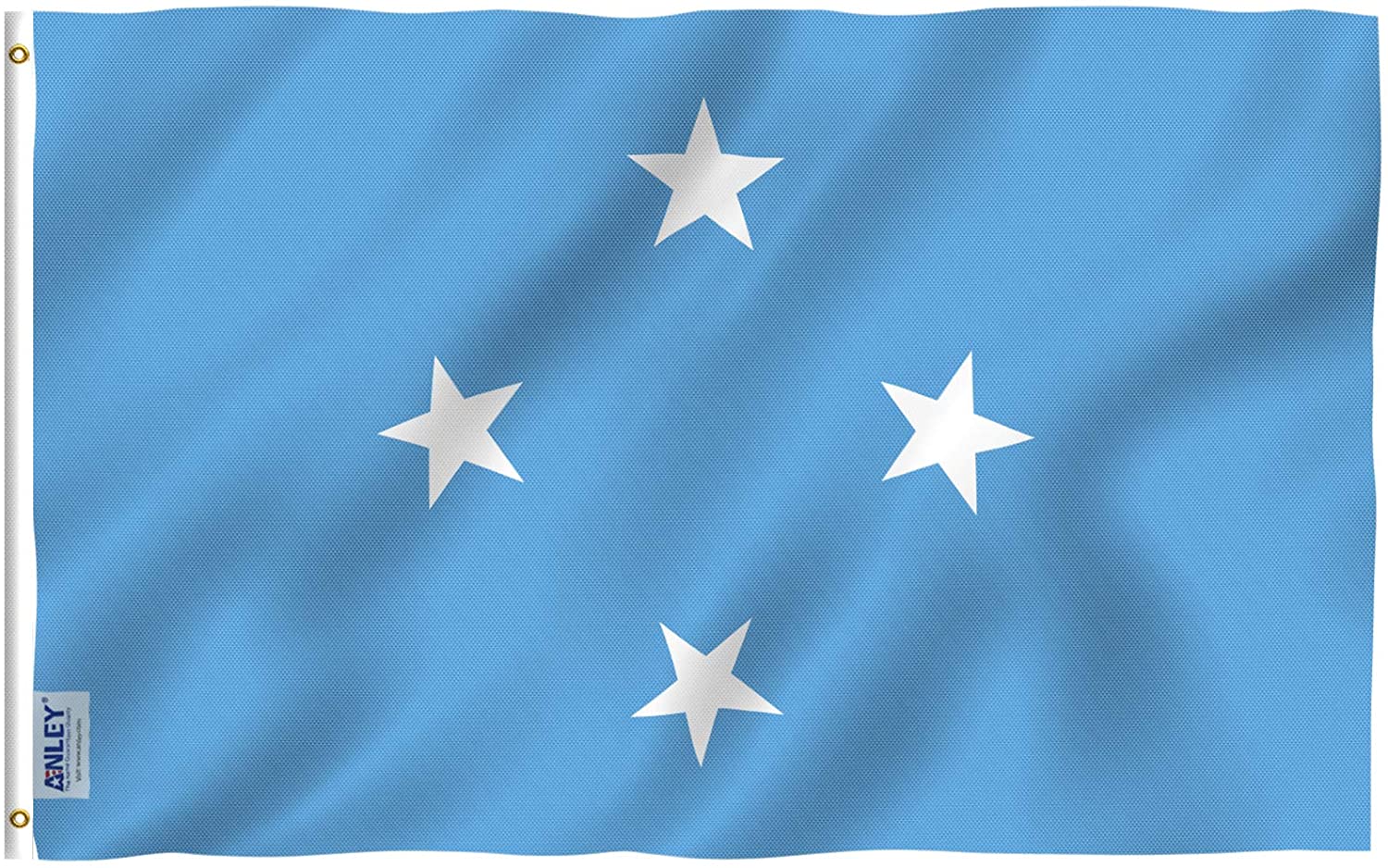 Anley A.CUS.MICRONESIA Micronesia Flag 5-ft W x 3-ft H International Flag