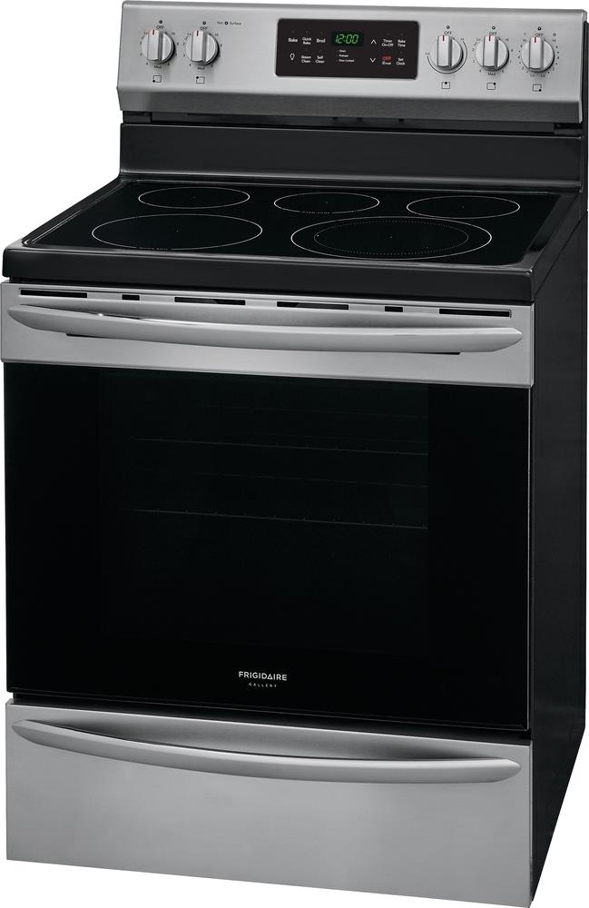 Frigidaire Gallery 30-in Glass Top 5 Elements 5.4-cu Ft Self-Cleaning ...