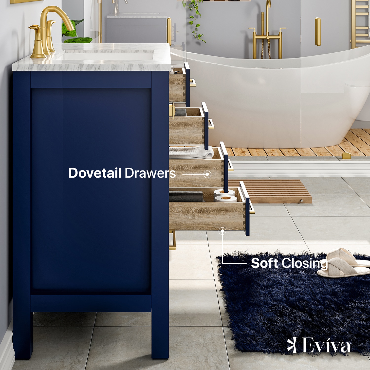 Eviva EVVN412-36BLU-GH Bath-Vanity-Combo - View #5