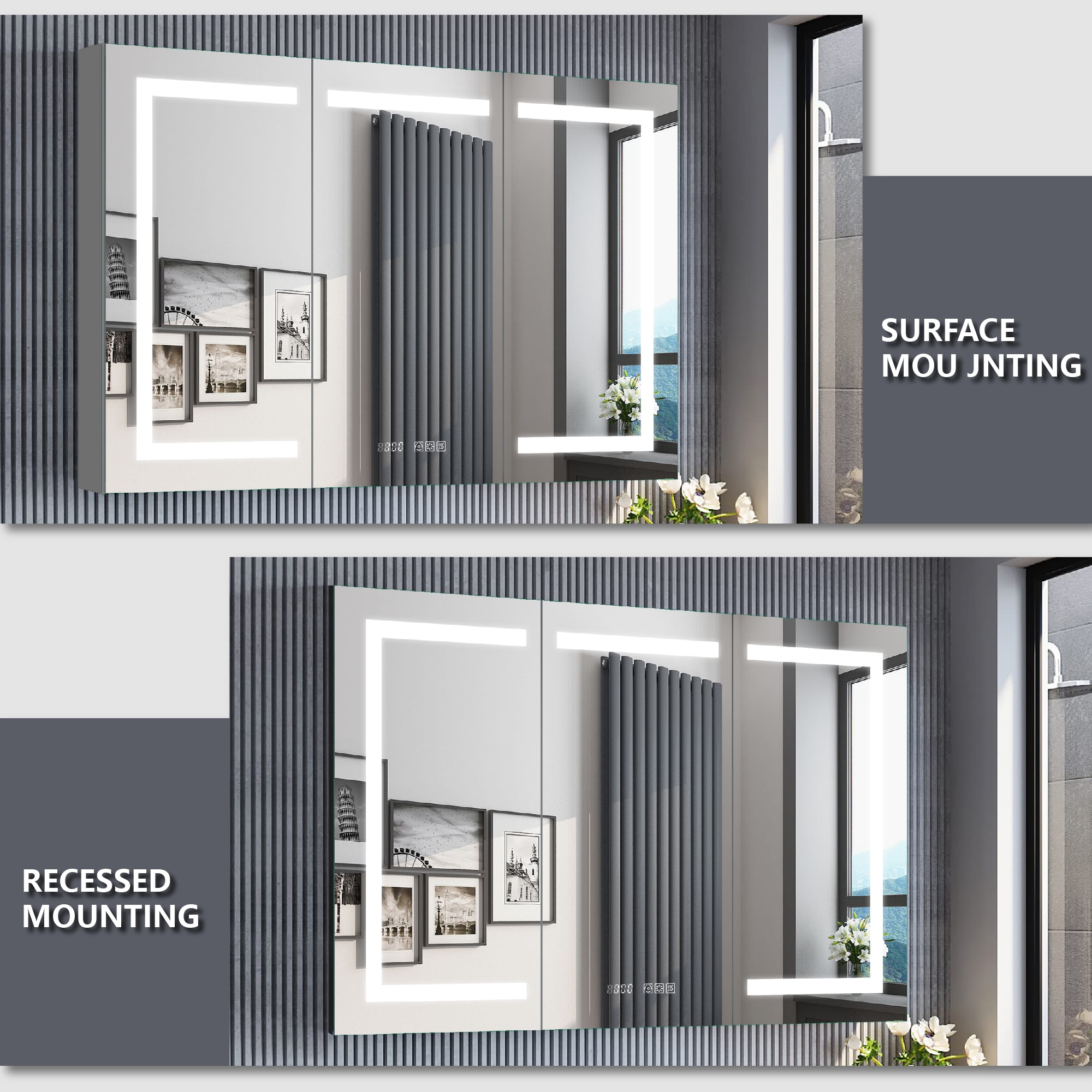 WELLFOR EX-4MC4832 Bathroom-Medicine-Cabinets - View #4