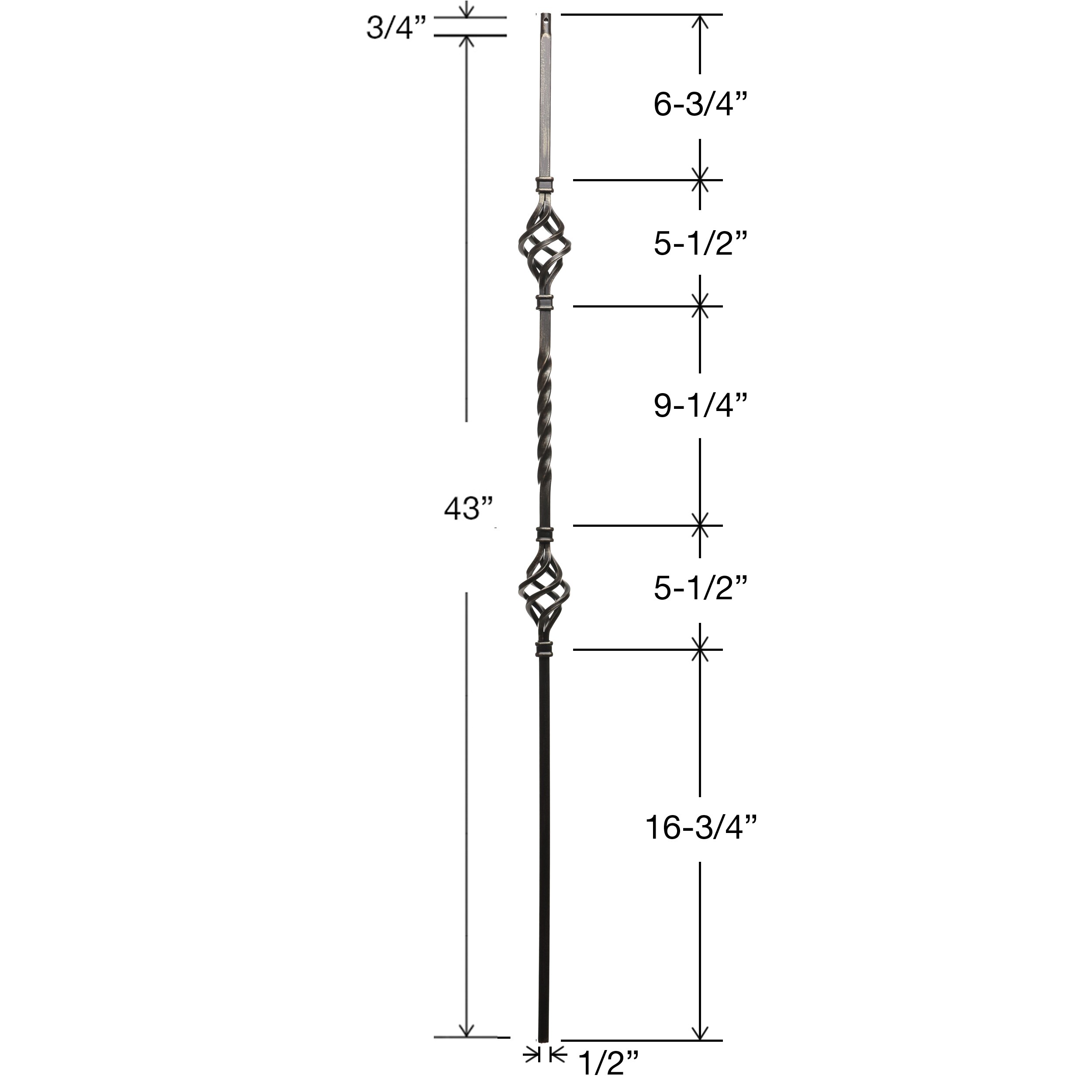 RELIABILT WGT05RB Interior-Stairpart-Balusters - View #9