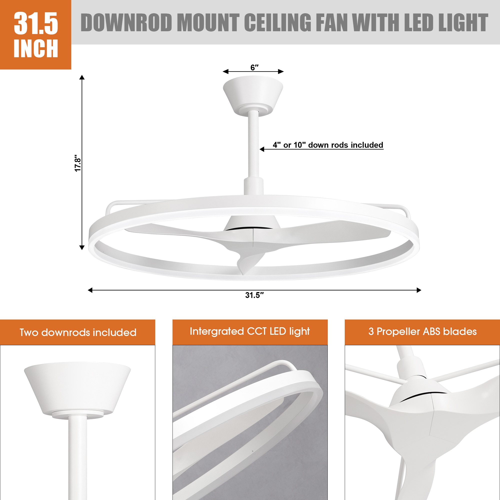 Parrot Uncle F8319110V Ceiling-Fans - View #4
