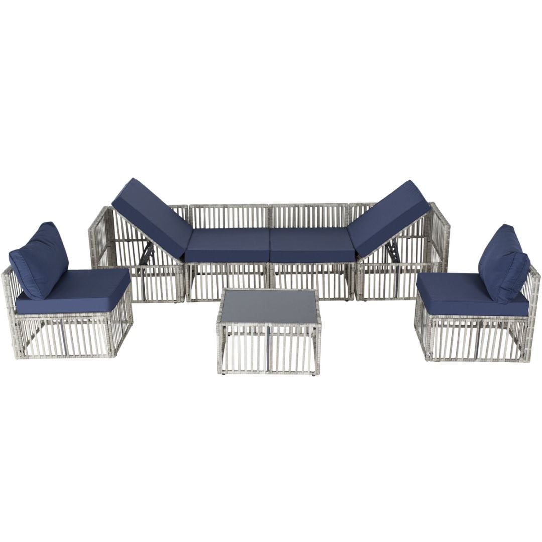 EarlGrove LS-HBKT0034GYBL Patio-Conversation-Sets - View #2