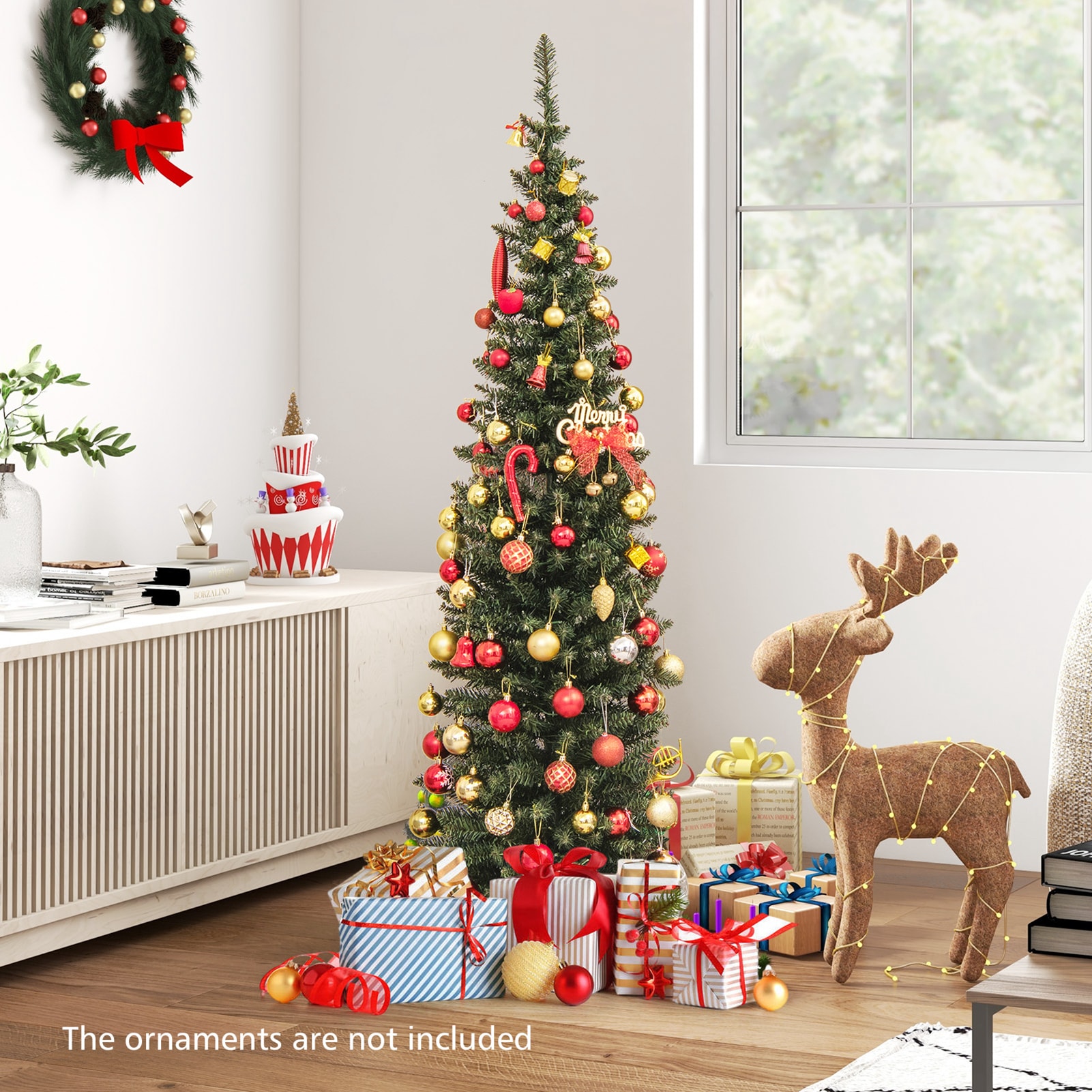 WELLFOR CM-HJY-23531US Artificial-Christmas-Trees - View #9