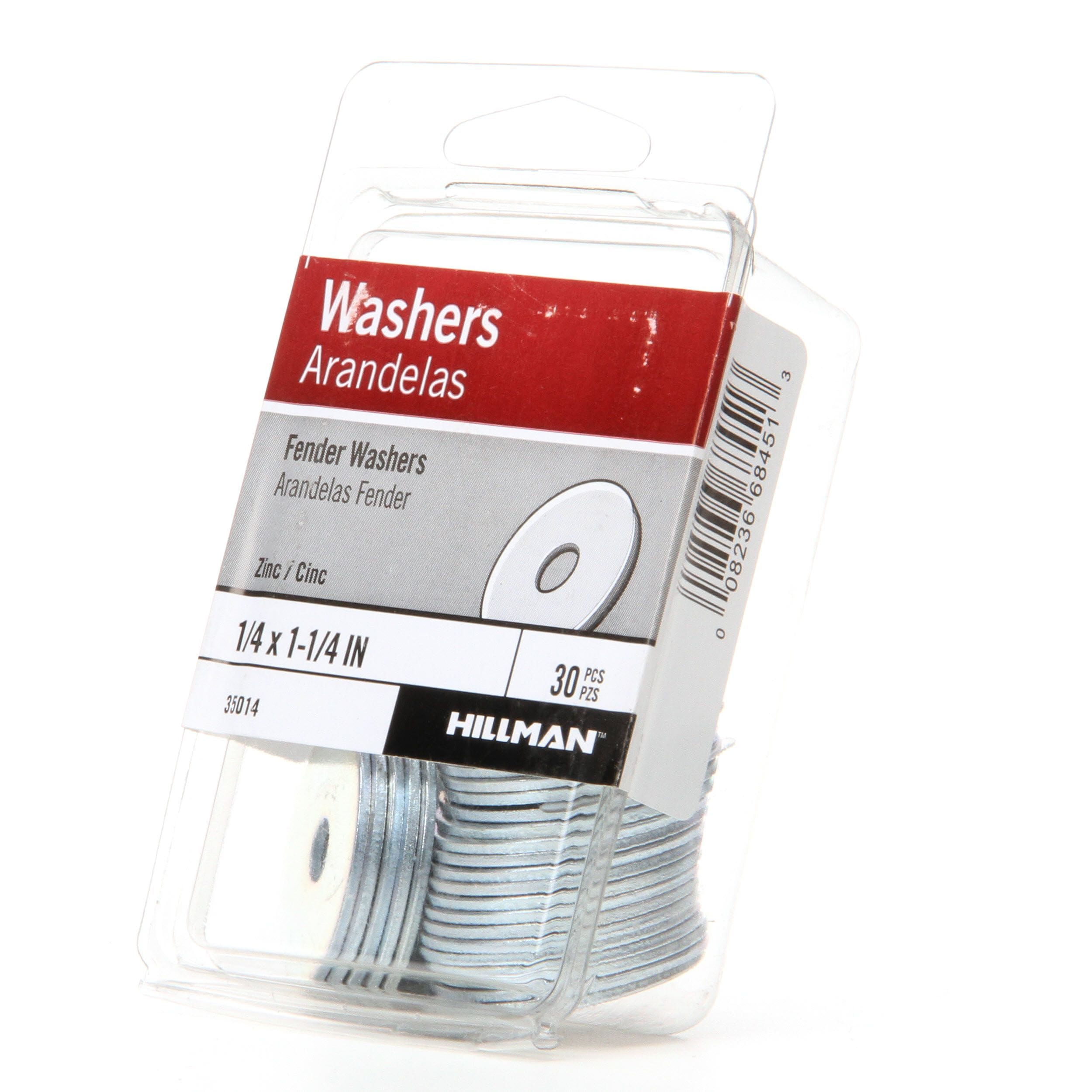 50 1/4x1-1/2 Fender Washers Stainless Steel 1/4 x 1-1/2" Large OD Washer 