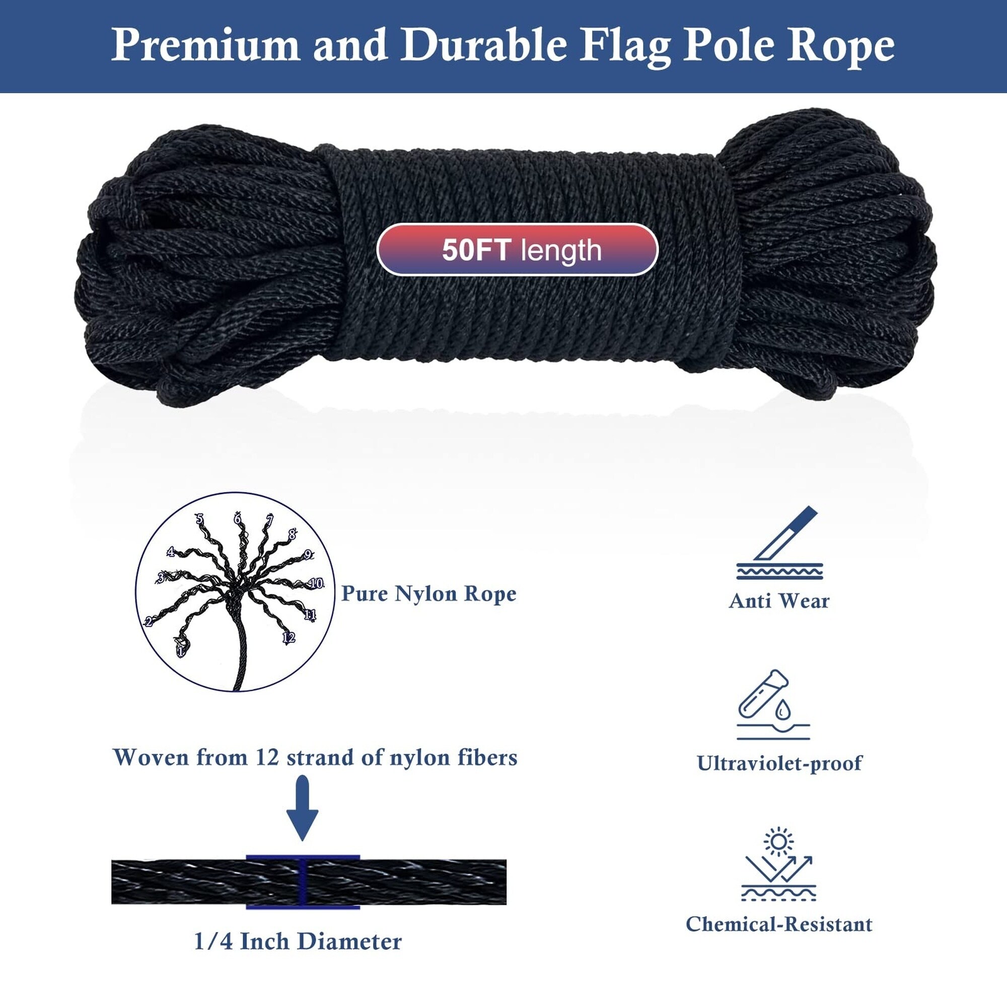 Numhew NHBEN428535 Flag-Pole-Accessories - View #3