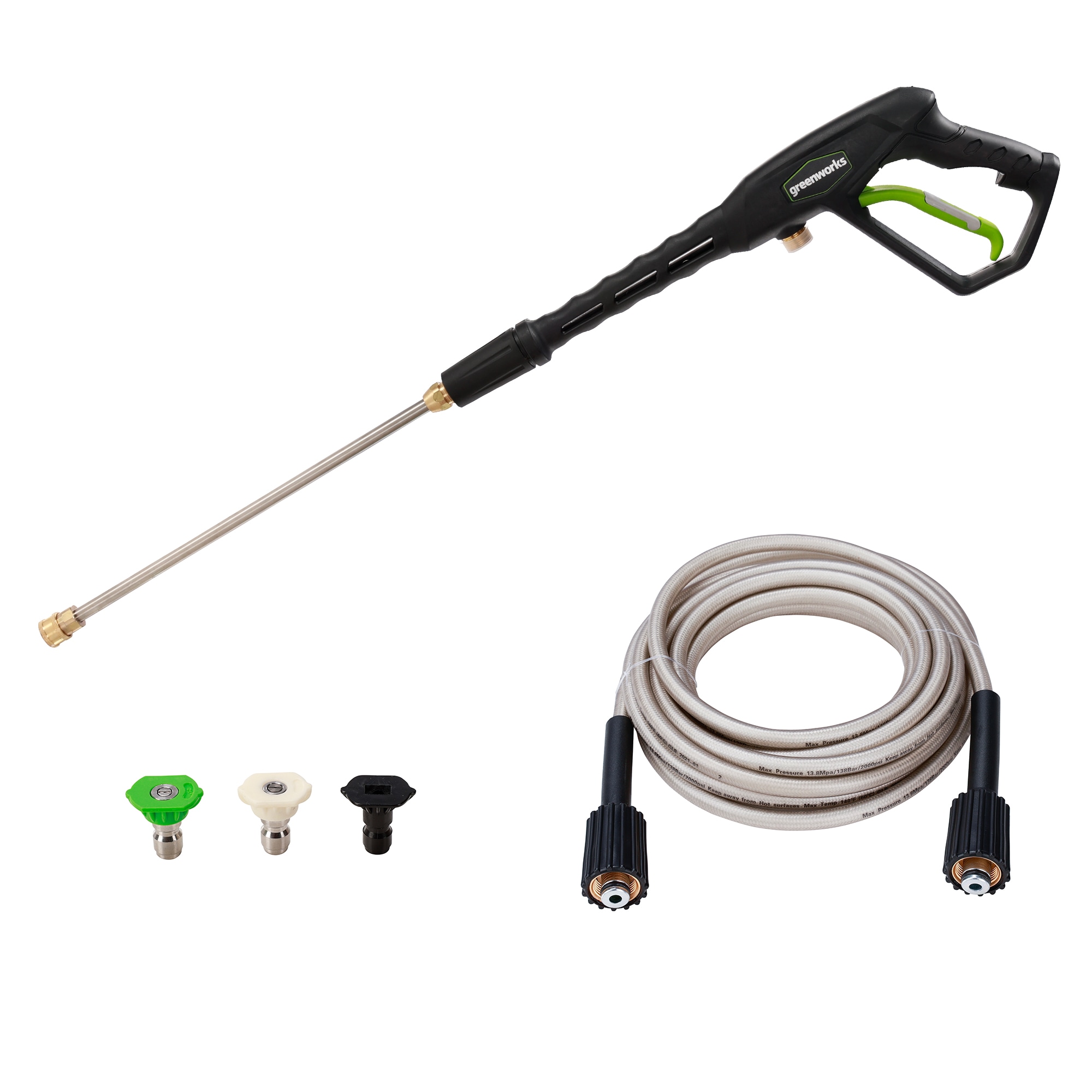 Greenworks 2000 PSI 1.1-Gallon-GPM Cold Water Electric Pressure Washer ...