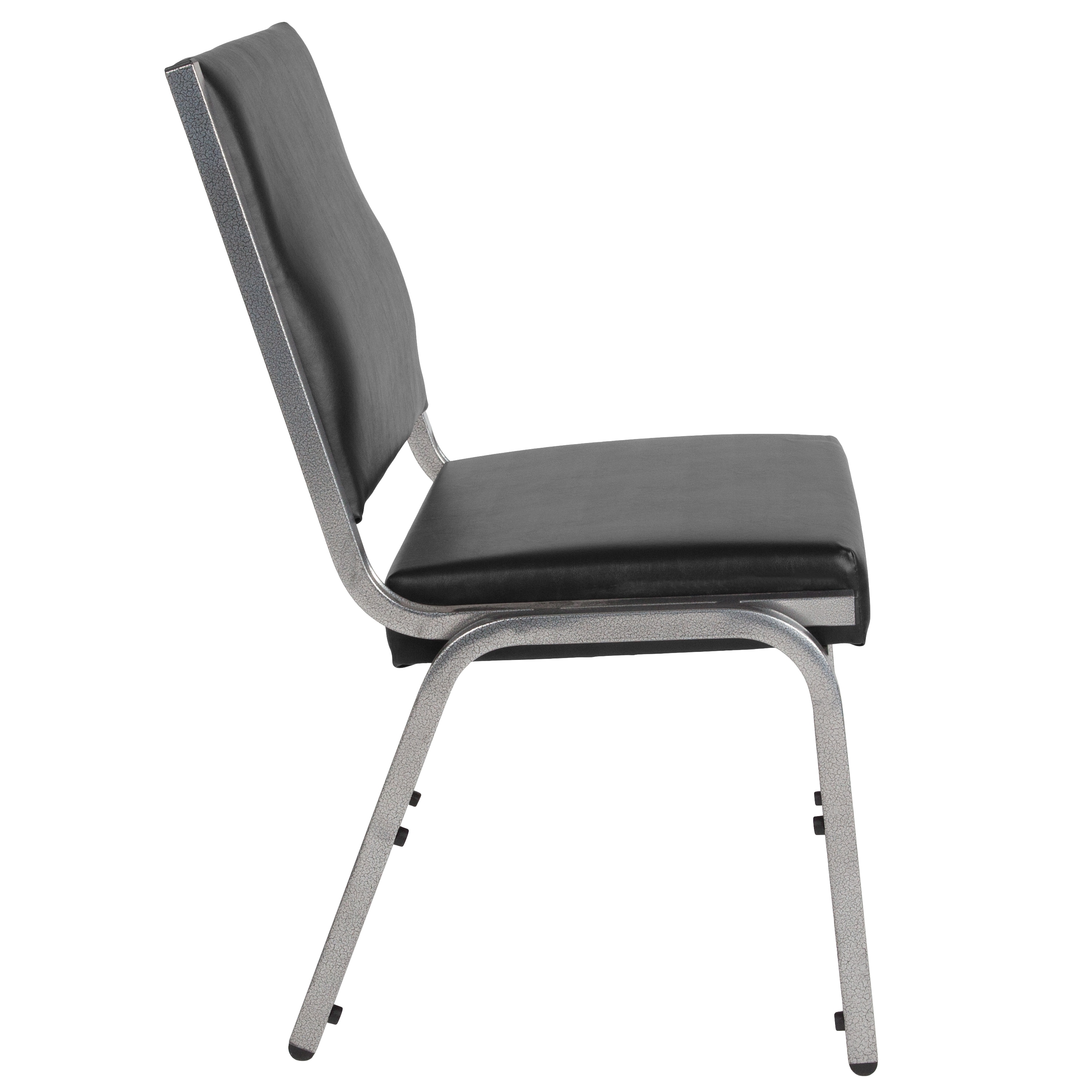 Flash Furniture Modern Black Vinyl Contemporary Accent Chair in the ...