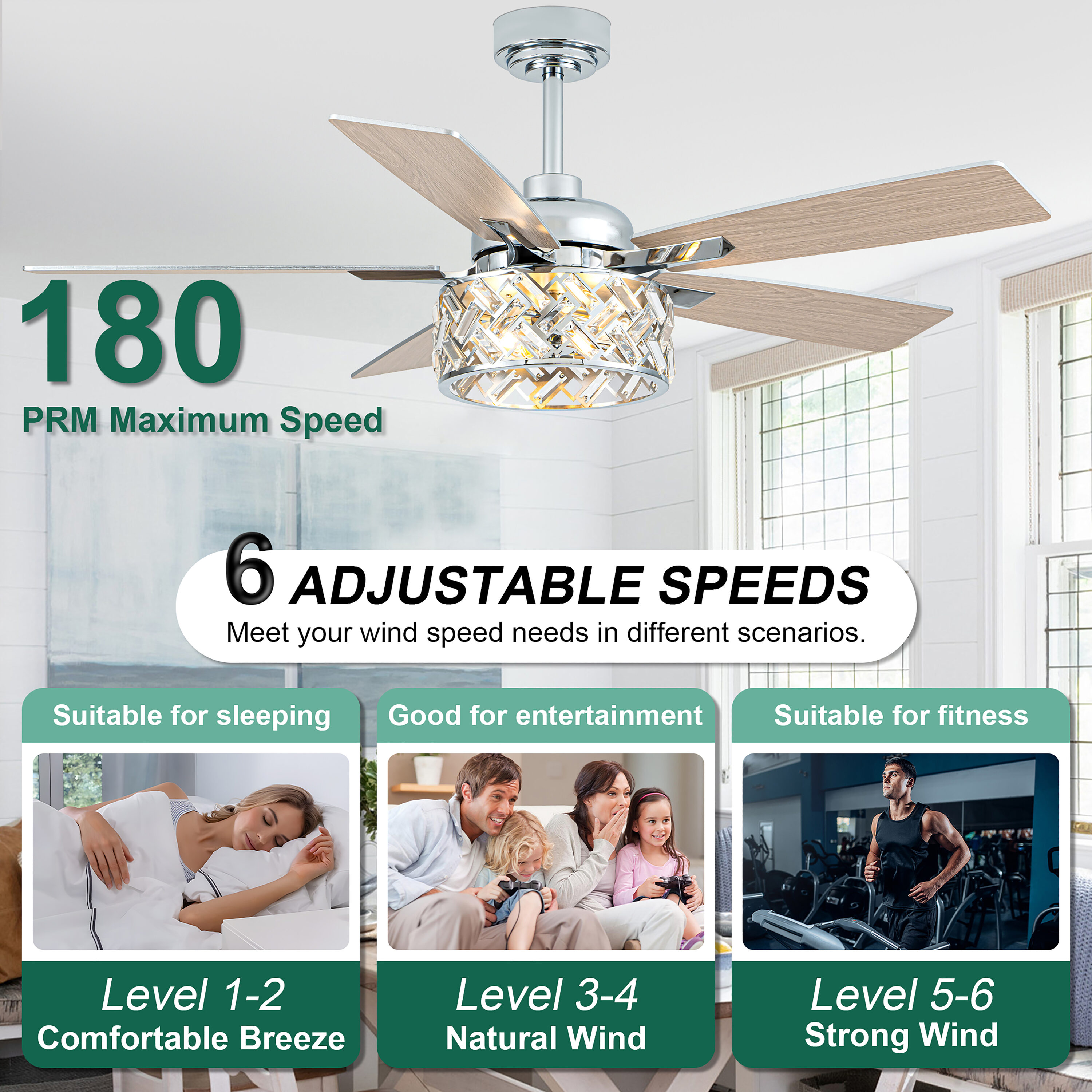 Cusp Barn CS52P28MD Ceiling-Fans - View #4