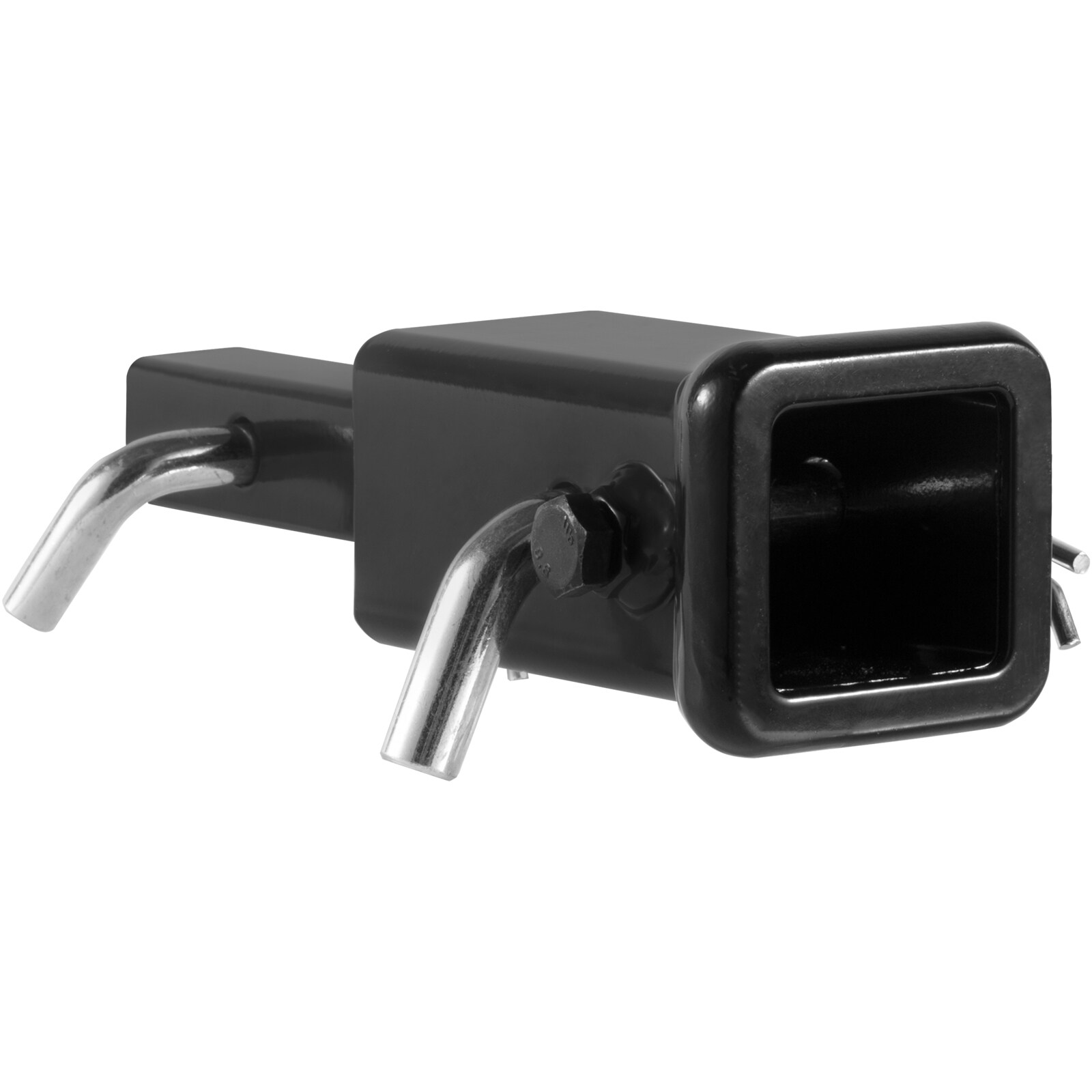 SVOPES Trailer Hitch Extender. 1-1/4inch to 2inch Receiver Hitch Adapter. 6inch Extension Length. 4000 lbs Towing Capacity. Black Steel Construction. Hitch Pins and Clips Included #SVOPESTCYZZG109010V0