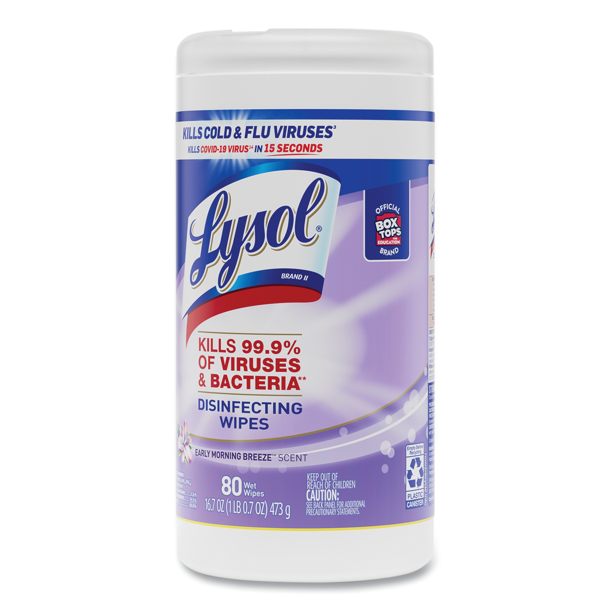 LYSOL 80-Count Early Morning Breeze Disinfectant Wipes All-Purpose Cleaner  (6-Pack) in the All-Purpose Cleaners department at