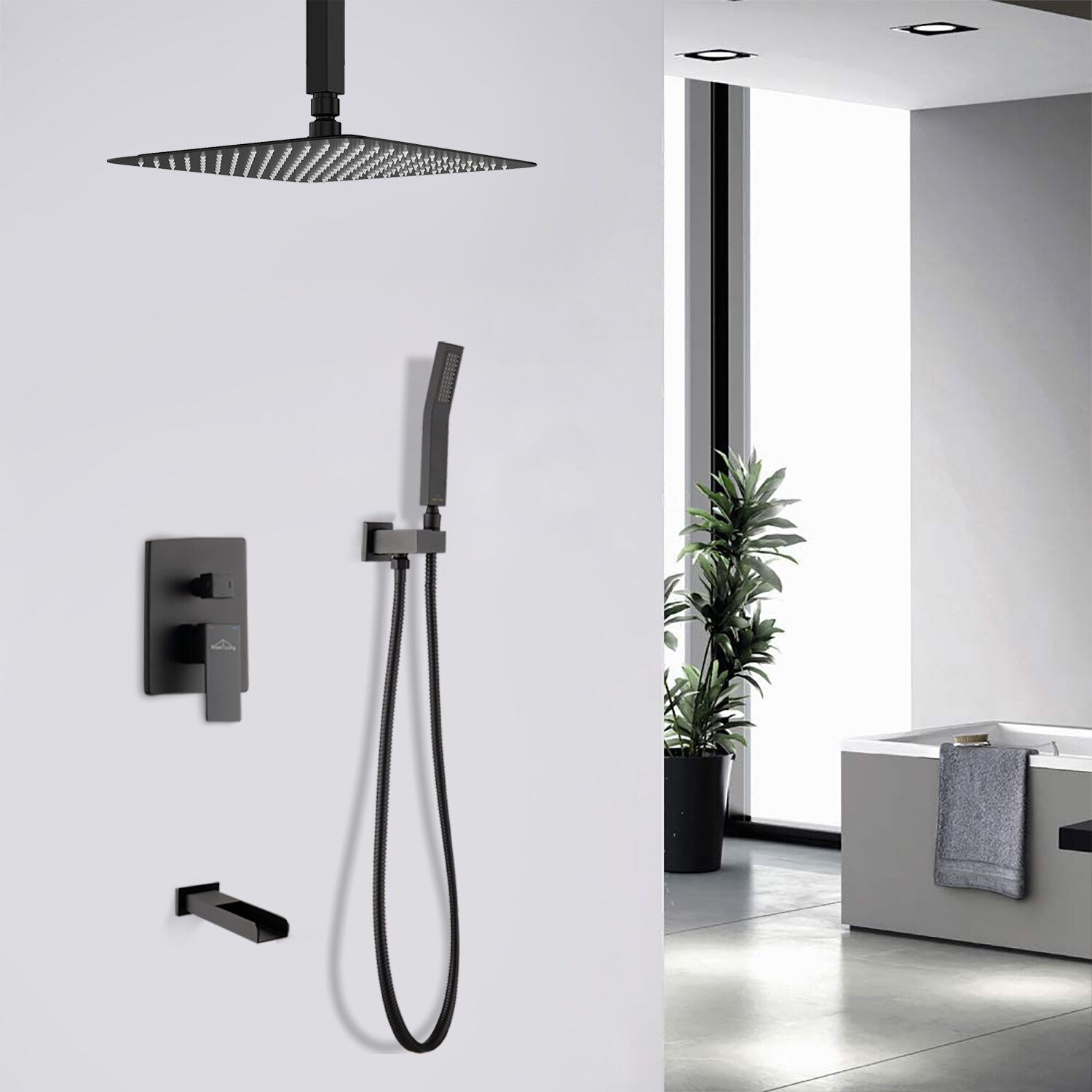 Clihome CHMS-12MB-A3809 Showerhead-Bar-Panels - View #2
