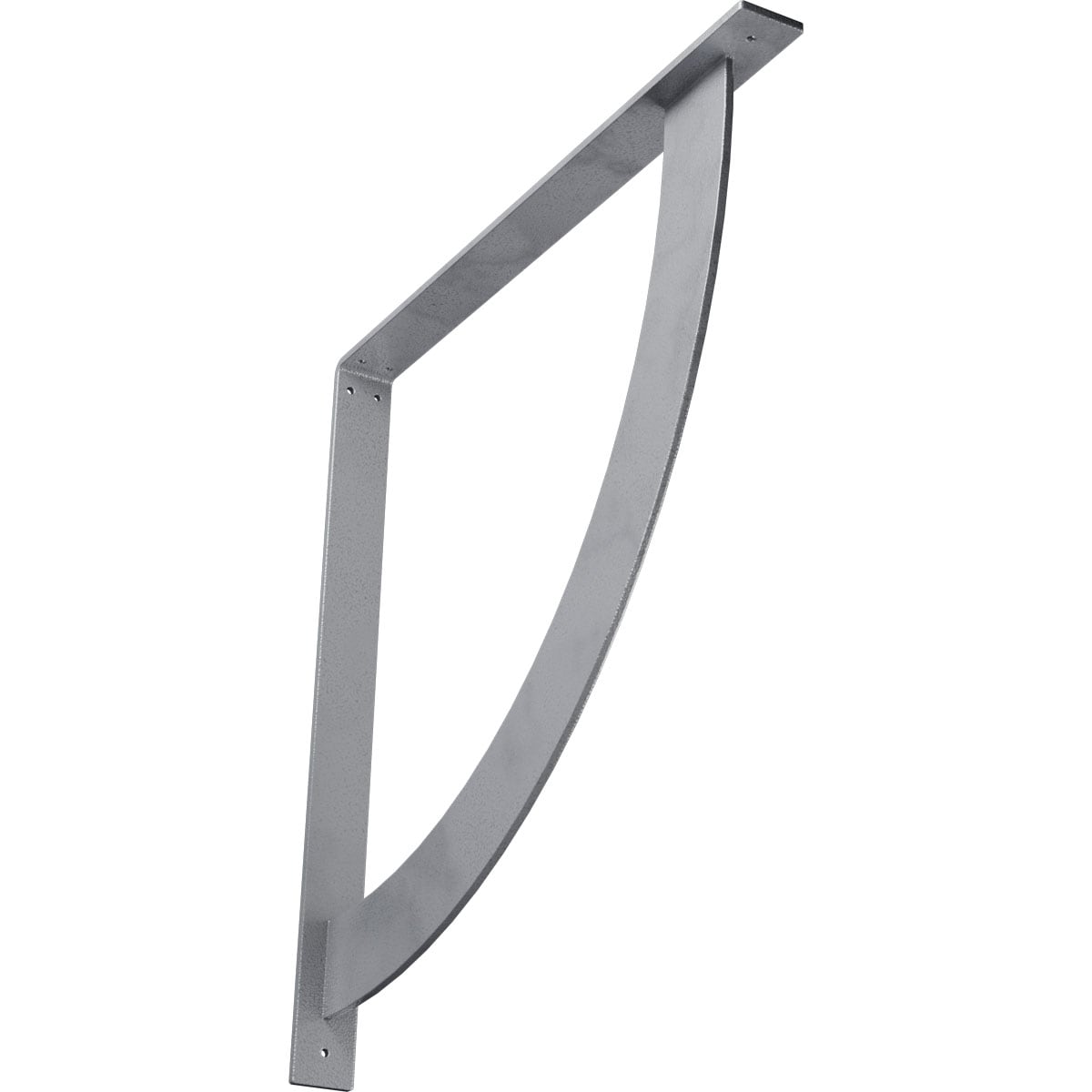 Ekena Millwork BKTM02X24X24BUHLB Bulwark 24-in x 2-in x 24-in Blue Steel Countertop support bracket