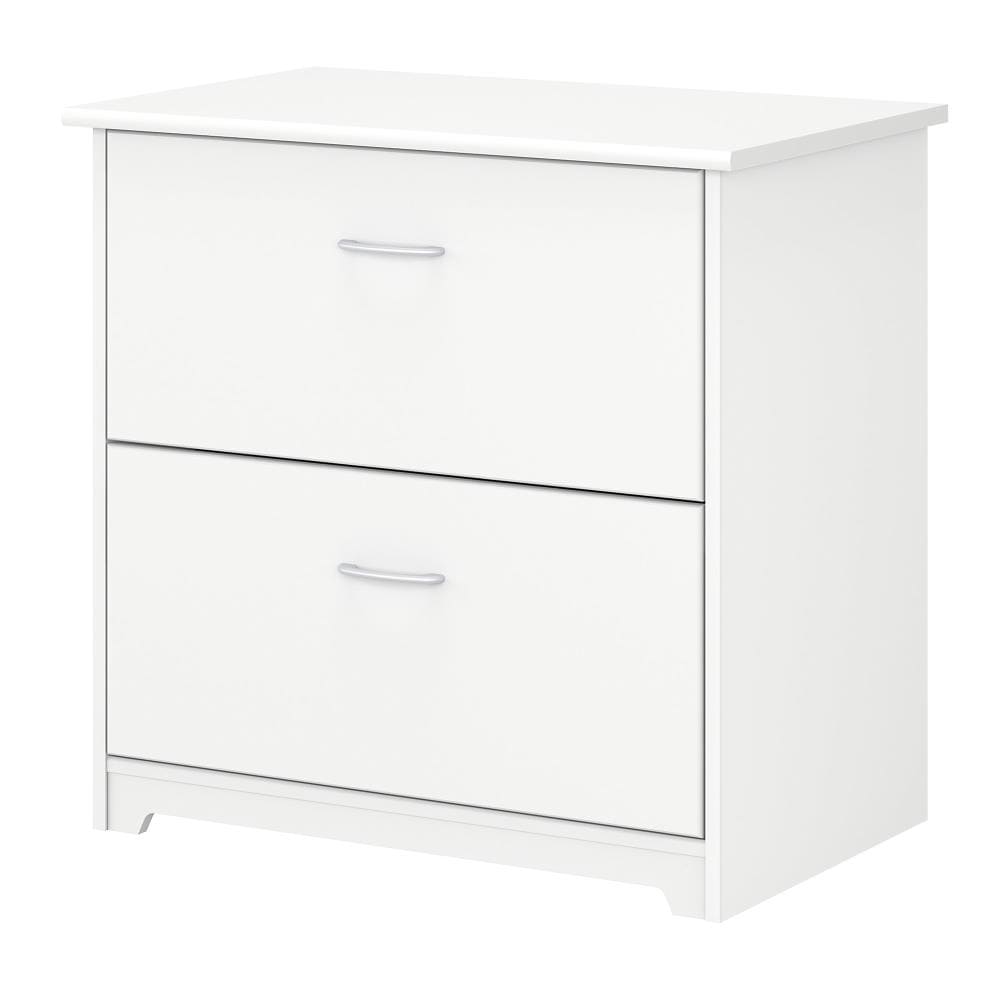 Bush Furniture Cabot 2 Drawer Lateral File Cabinet White for sale online 