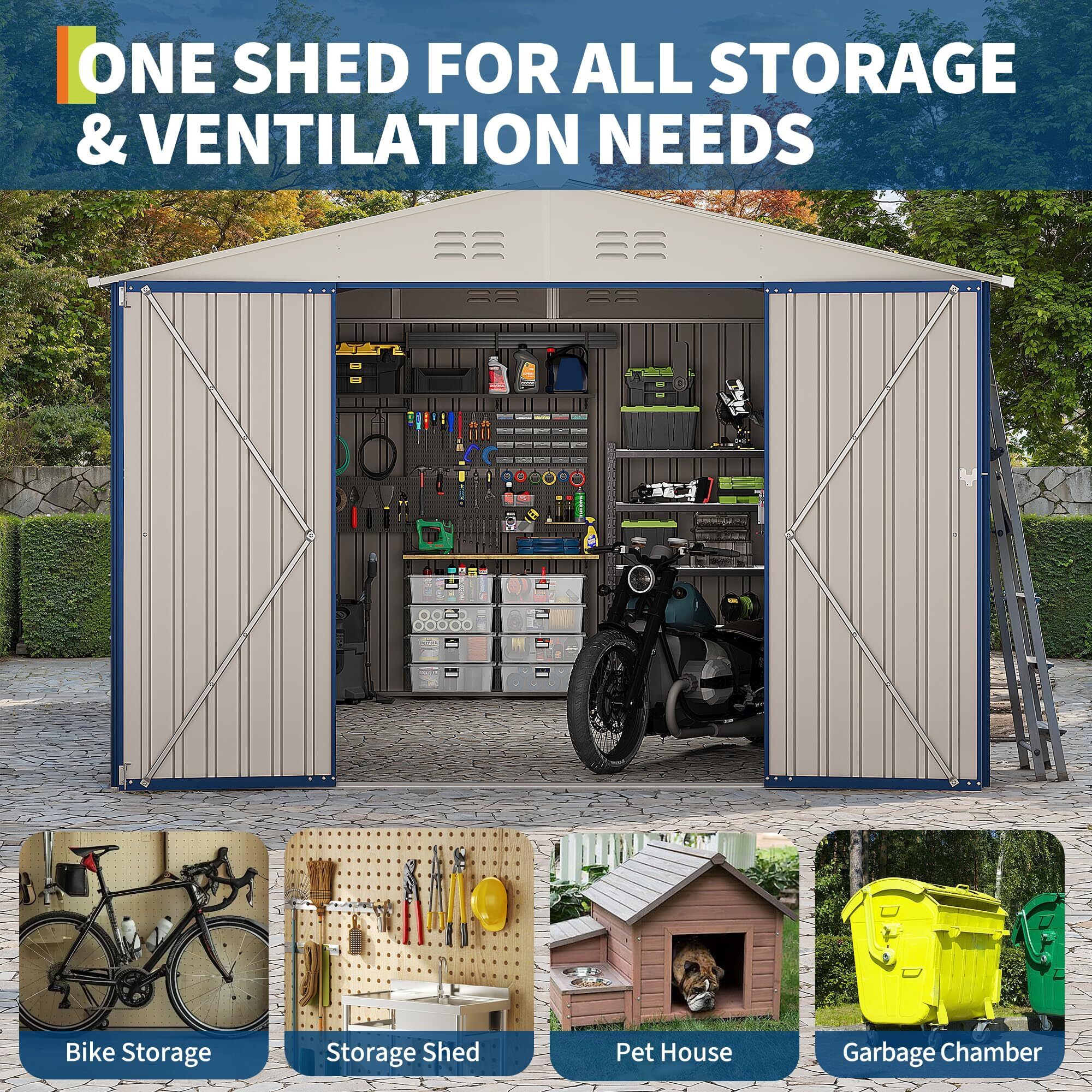 Encore Beets NOVA-KXYY8R2H6B Metal-Storage-Buildings-Sheds - View #4