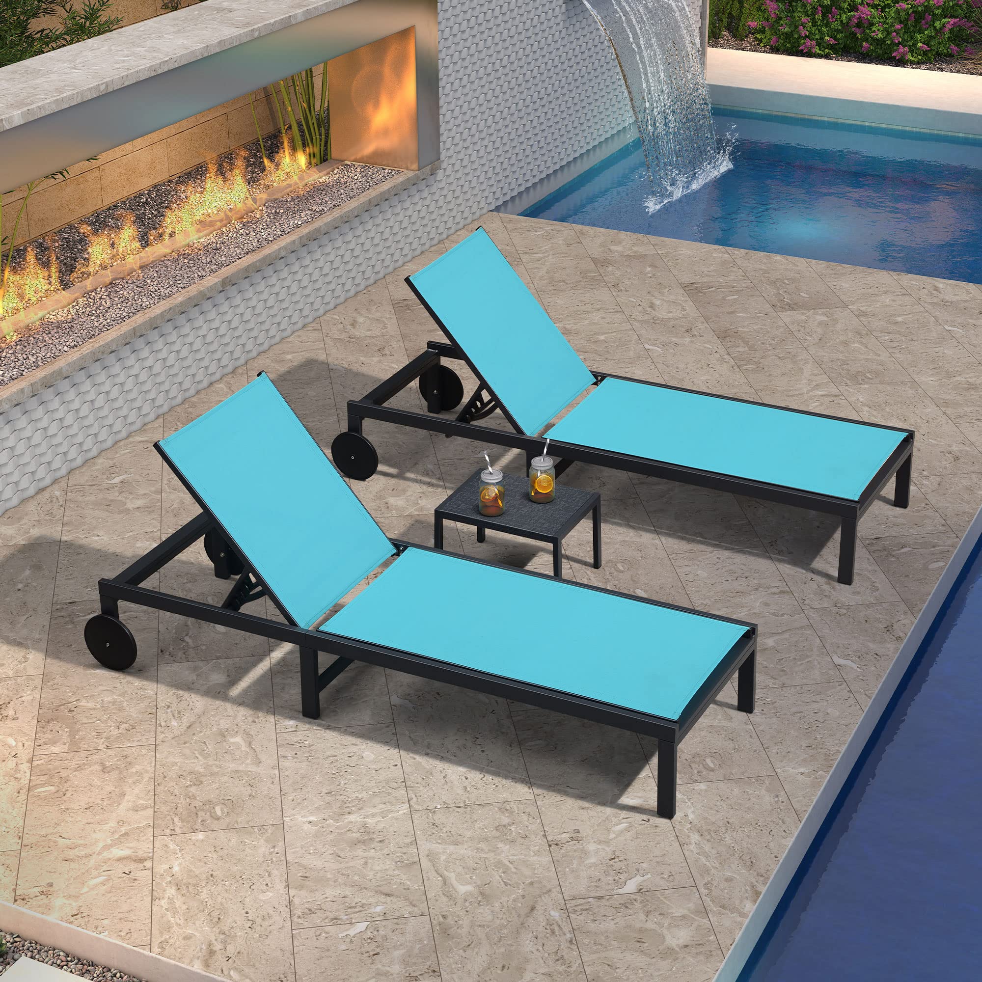PURPLE LEAF LS06CLSSJ-BL Patio-Chairs - View #2