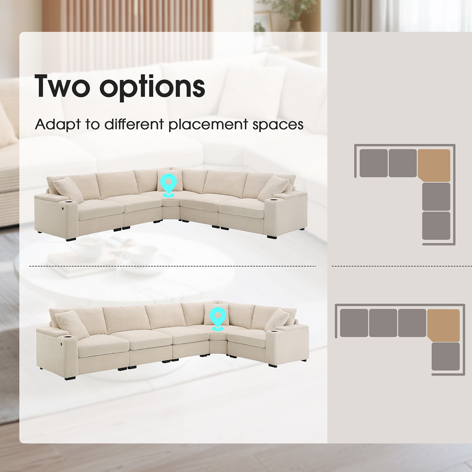GZMR GZ-GN3613A Sofas-Loveseats - View #6