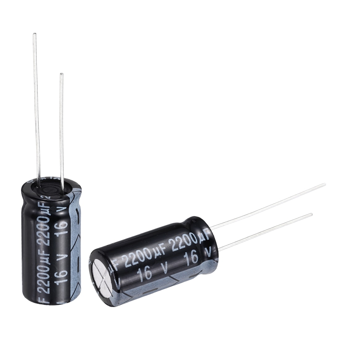 Unique Bargains 2200uF 16V 10x20mm Electrolytic Capacitor Radial Leads Aluminum Capacitors for TVs LCD Monitor VCD 18pcs
