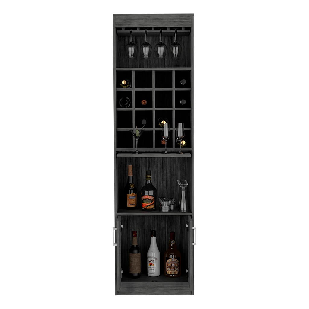 Flynama 20-in x 71.1-in Gray Rectangle Bar Cabinet
