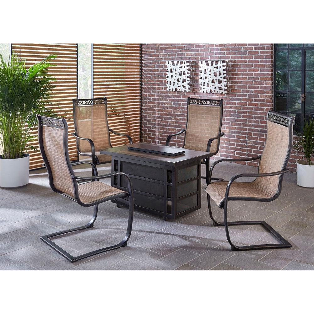Hanover MON5PCRECSP4FP Patio-Conversation-Sets - View #9