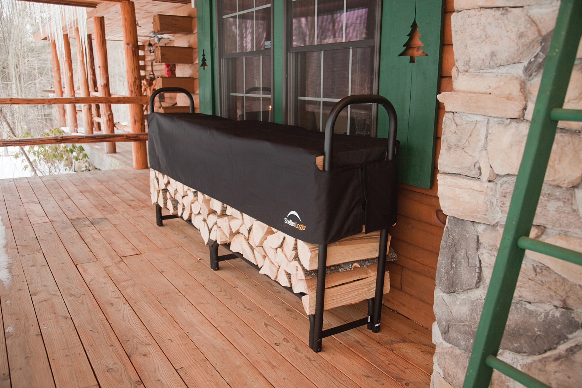 ShelterLogic 96.2'' W Metal Log Rack