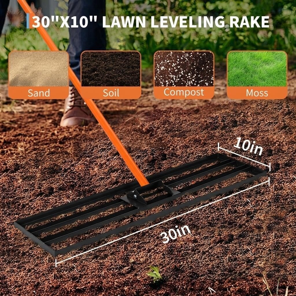 Garvee HQ-8-G3-37PP-OVWO Lawn-Leaf-Rakes - View #4