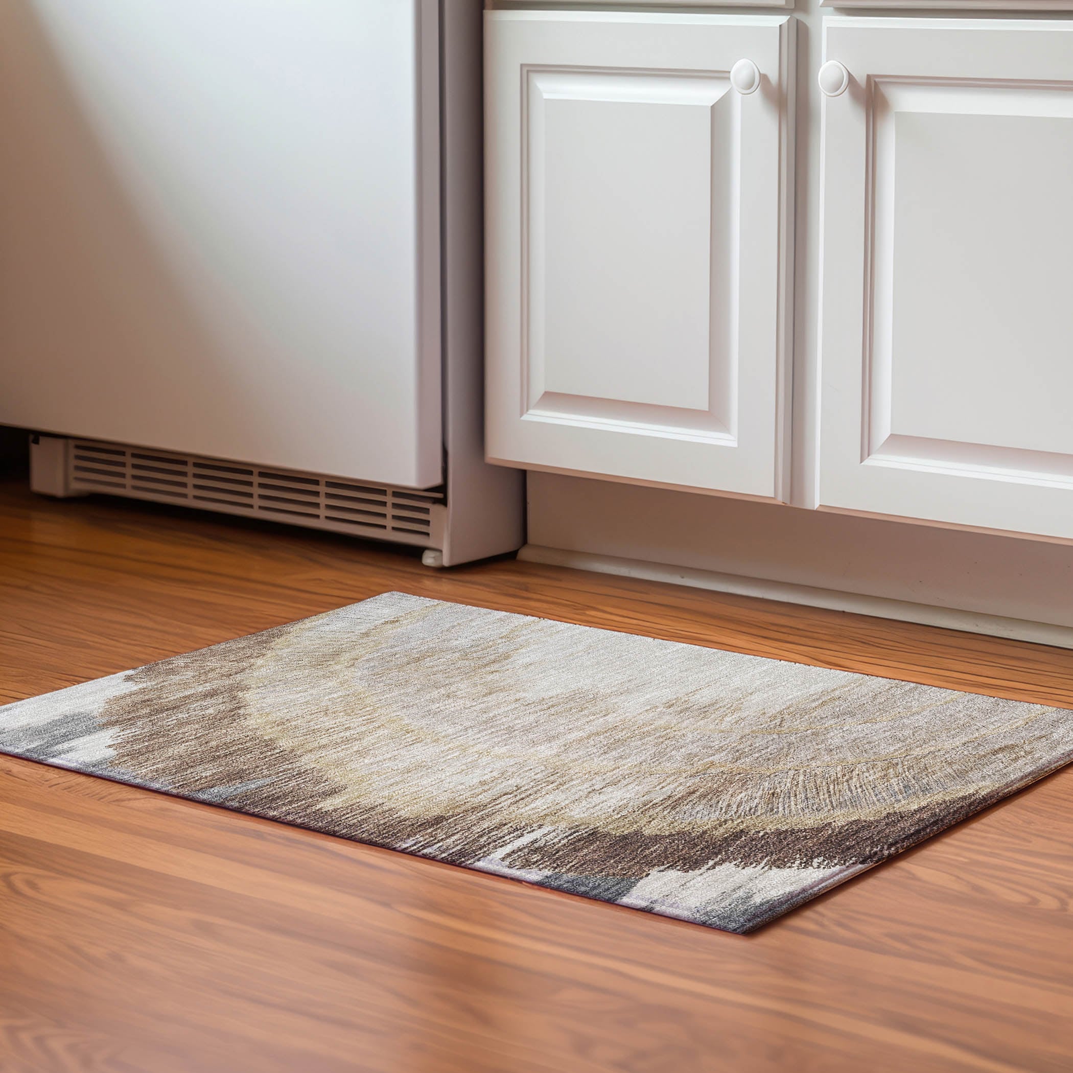 Addison Rugs AMF650BR20X30 Mayfield AMF650BR 2 x 3 (ft) Loomed Polyester Brown Rectangular Indoor Geometric Machine washable Area rug