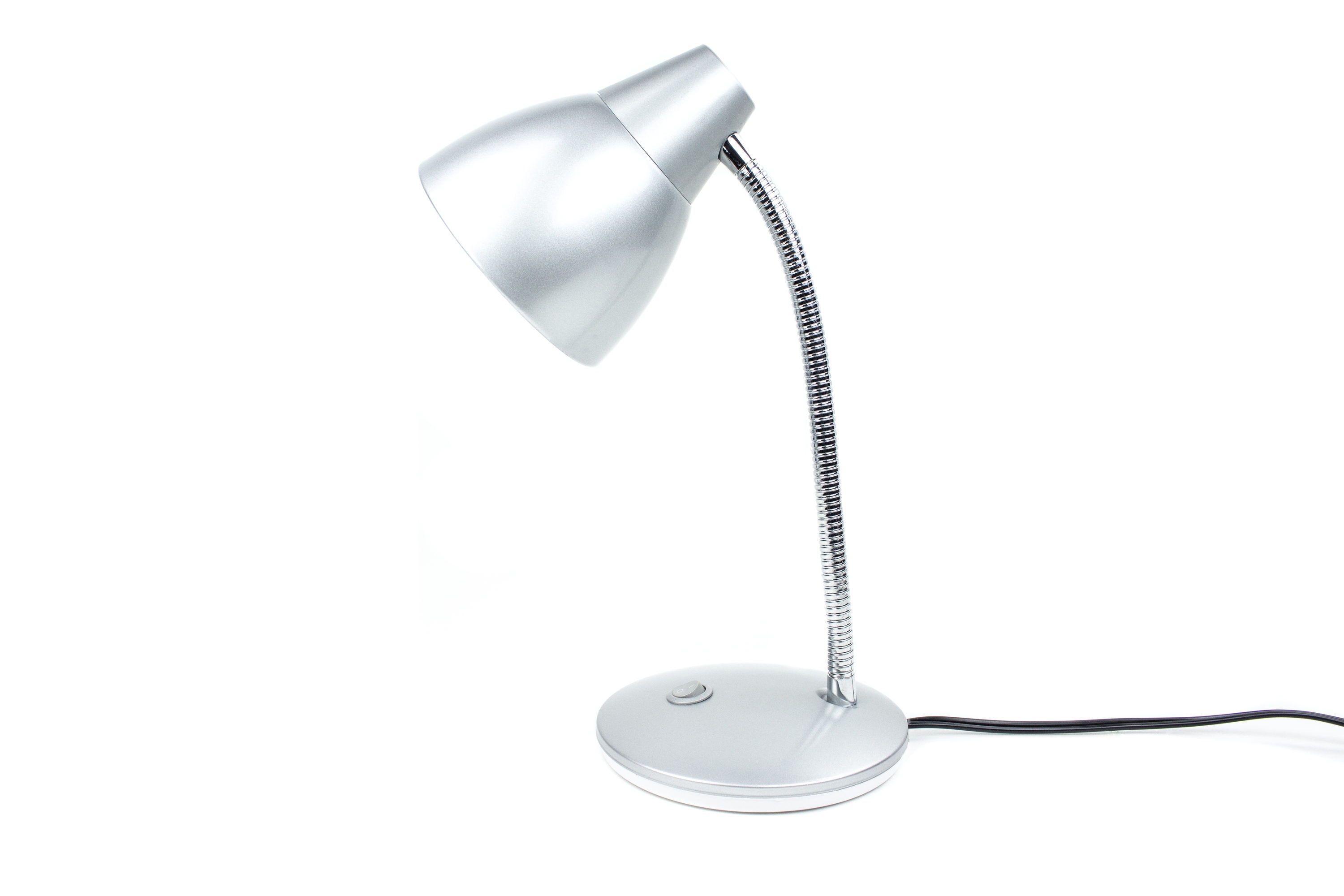 Newhouse Lighting 14.75-in Adjustable Silver LED Bankers Desk Lamp with  Shade in the Desk Lamps department at