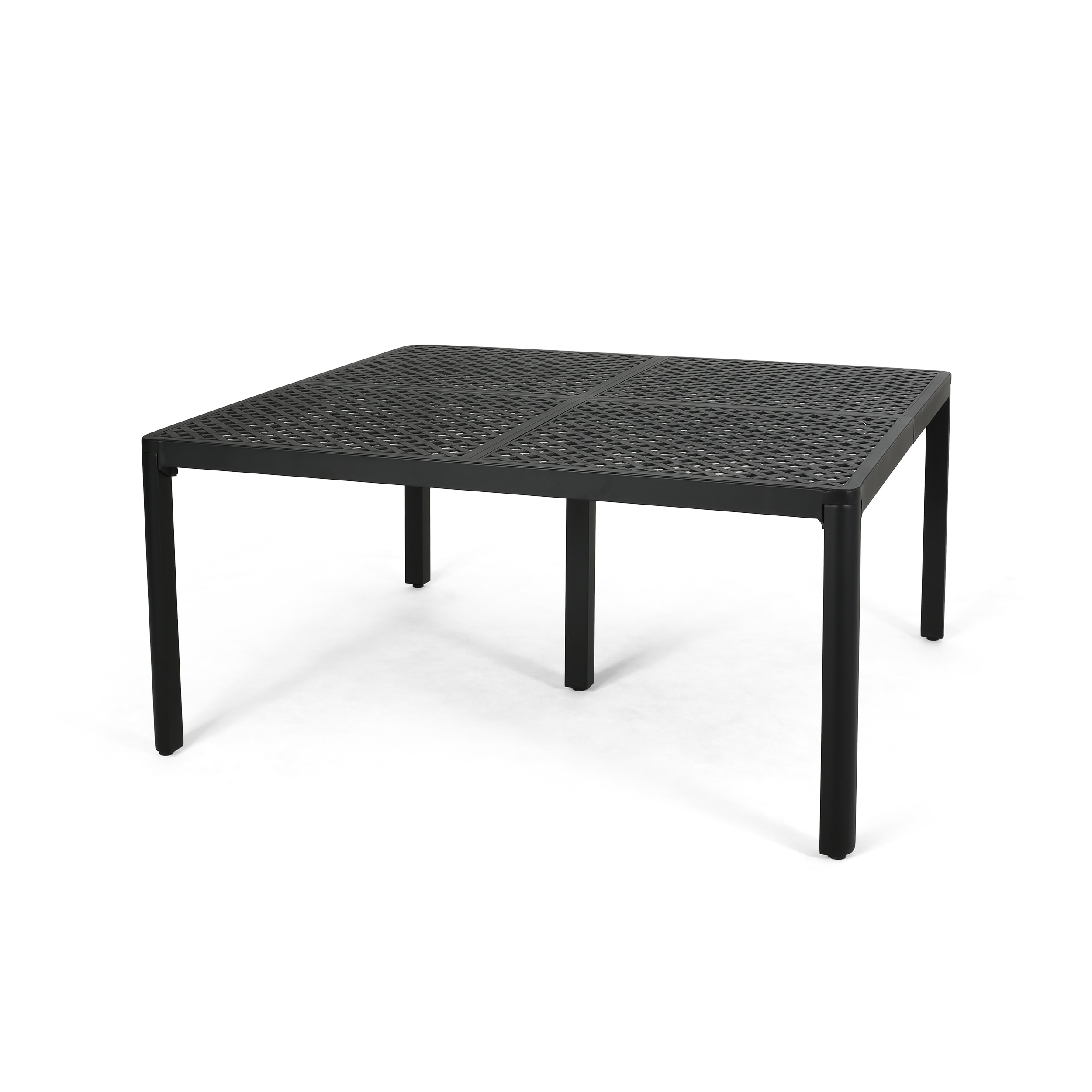 AAZJ JDU-396AAA Patio Table Square Outdoor Dining 61.25-in W x 61.25-in L