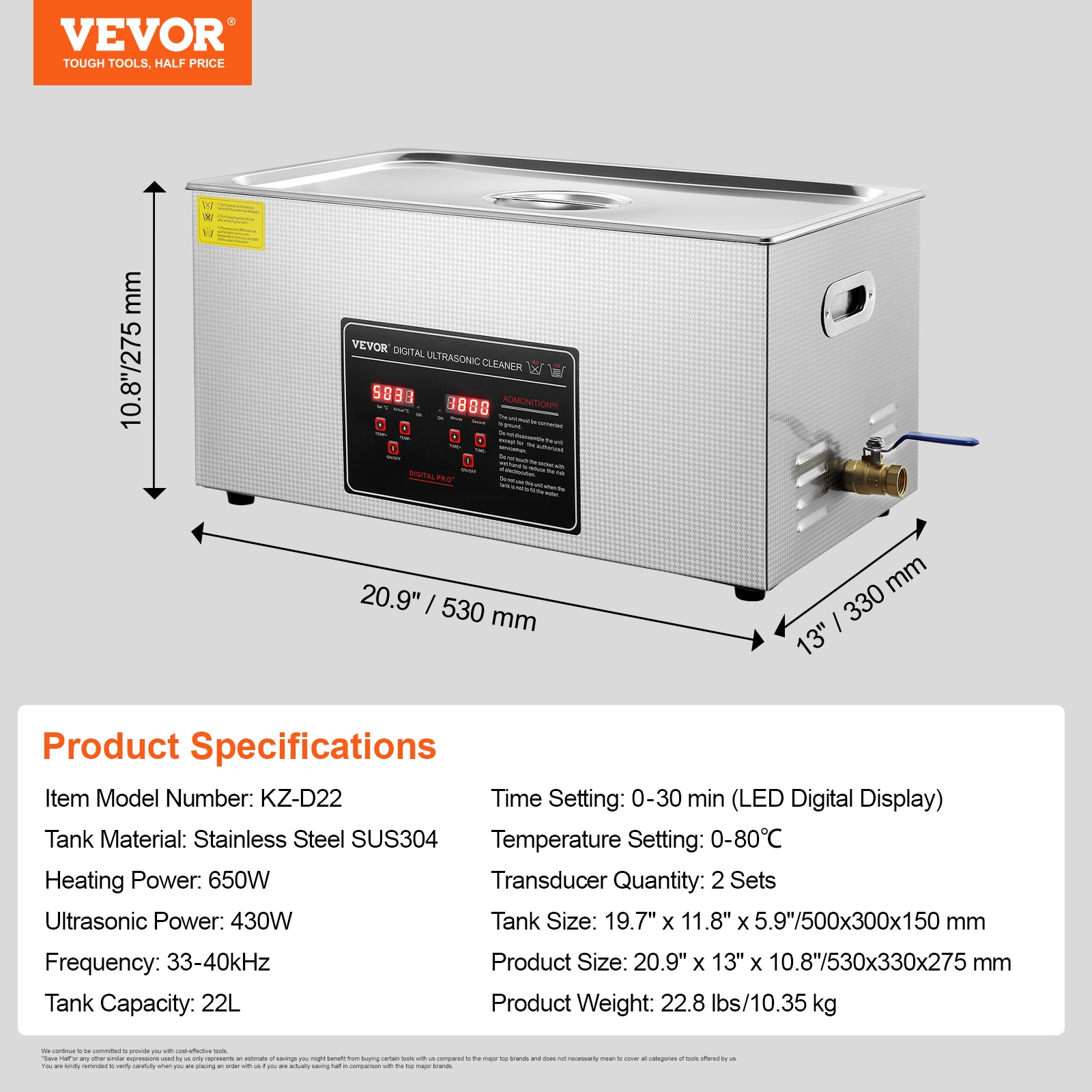 VEVOR SXCSBQXJ22L0V8PINV1 Steam-Cleaners - View #8