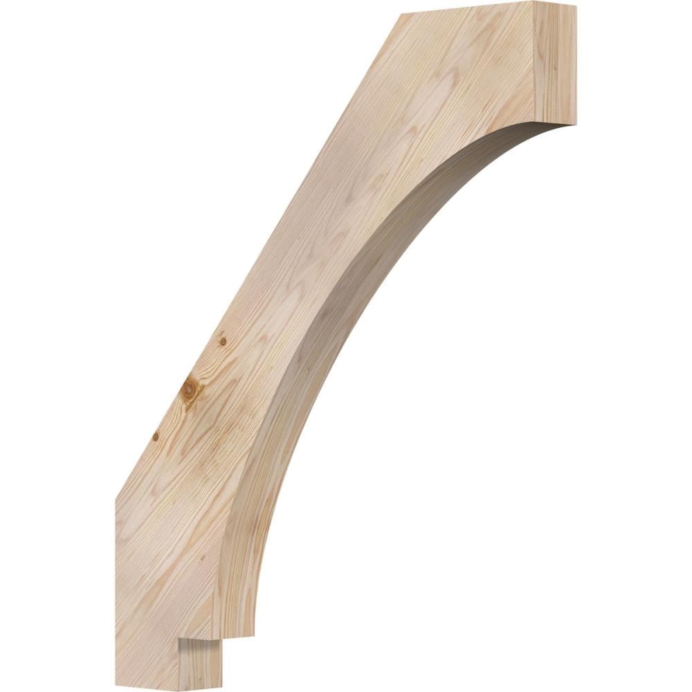 Ekena Millwork BRC04X30X36IMP00SDF 3-1/2-in x 30-in x 36-in Douglas Fir Unfinished Wood Imperial Smooth Knee Brace