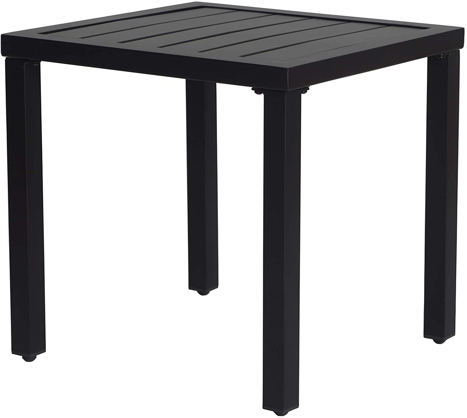 Kozyard KZT105BL table Square Outdoor Coffee 18-in W x 18-in L