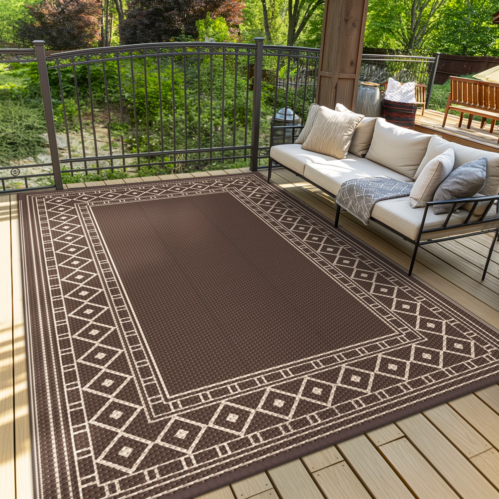 BAVNI PD25-COFFEEBEIGE-5X8 rugs - View #2
