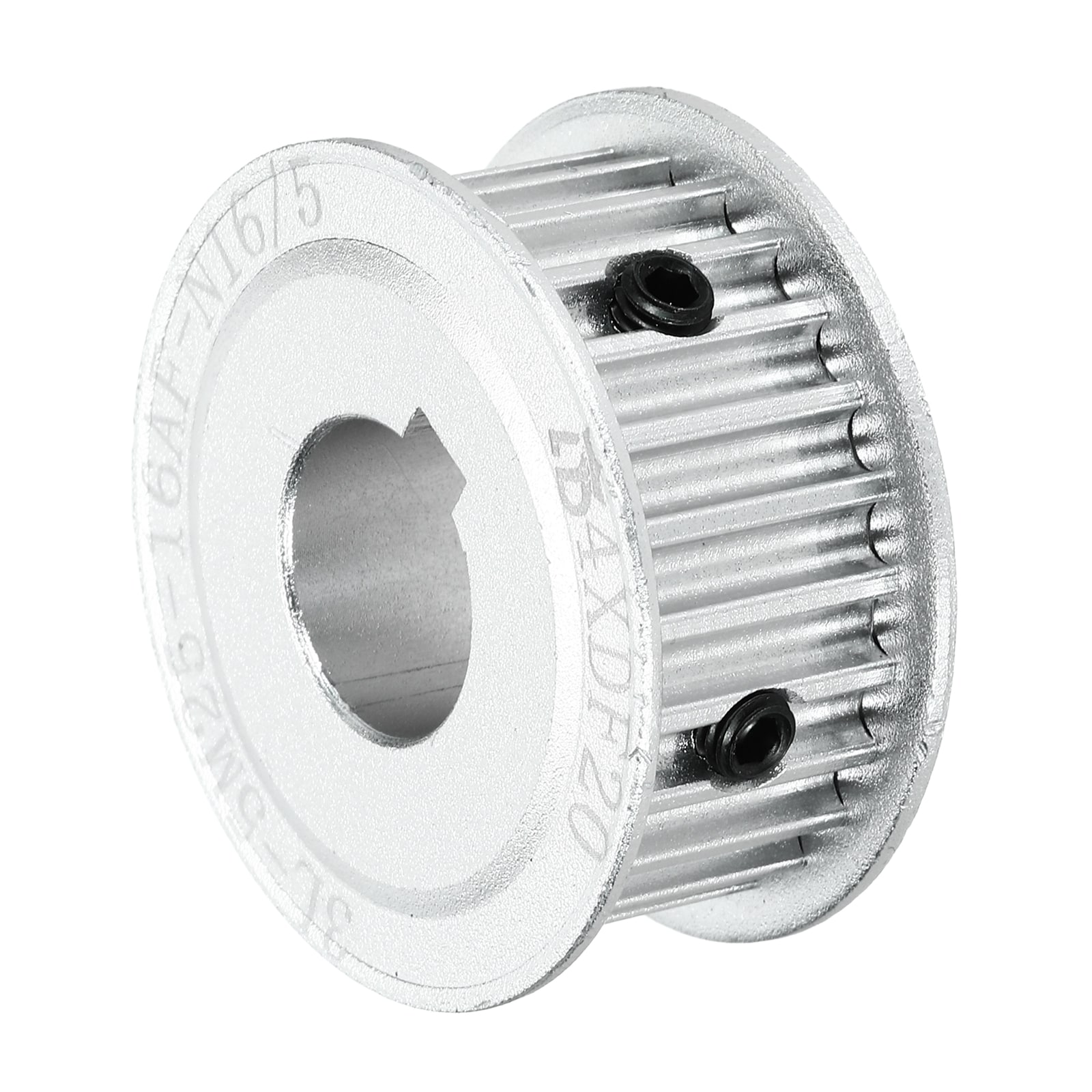 Unique Bargains Timing Belt Pulley Aluminum Idler Pulley 25 Teeth 5/8Inch 16mm Bore for 16mm Width Belts 3D Printers CNC Machines Industry