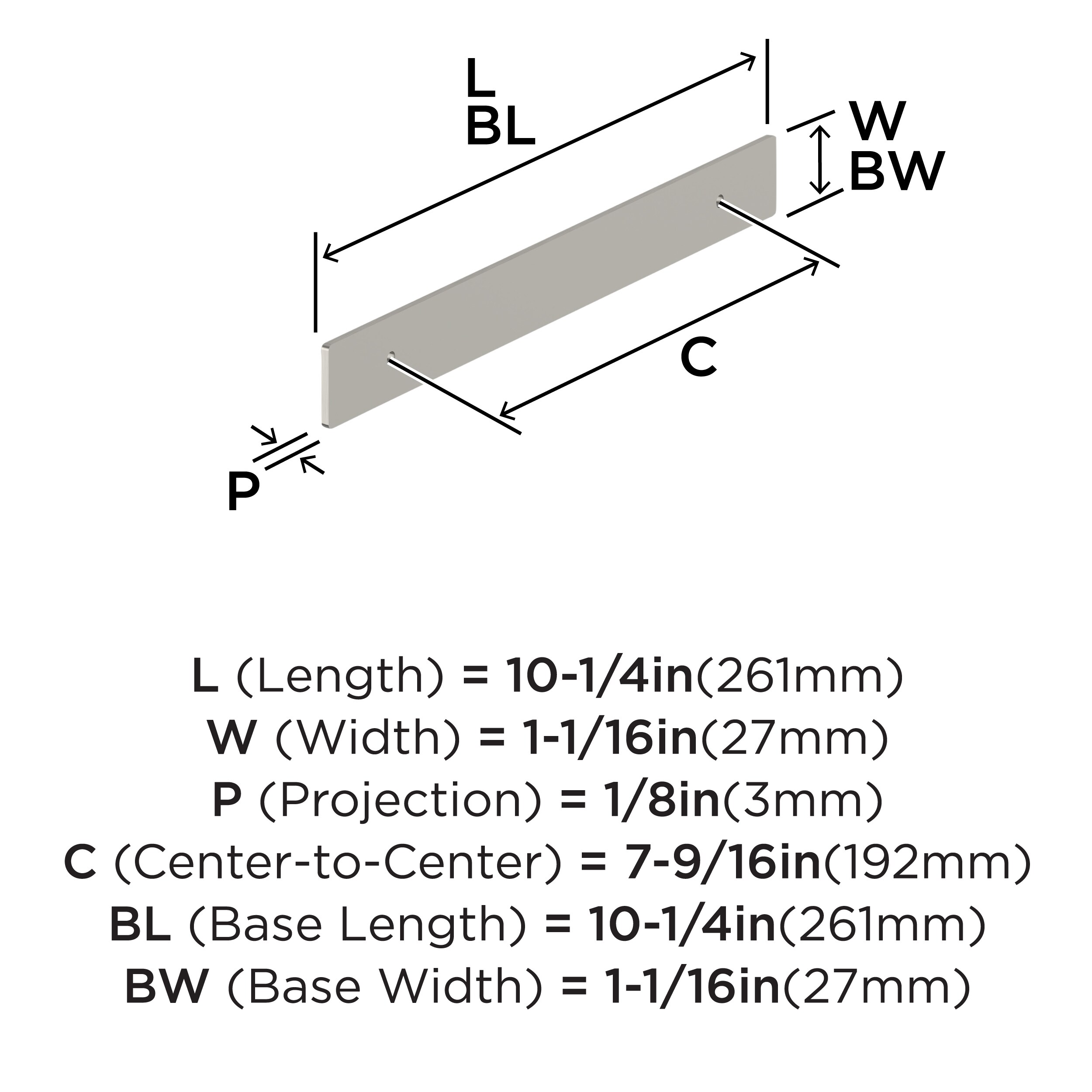 Amerock BP37605G10 Drawer-Hardware - View #3