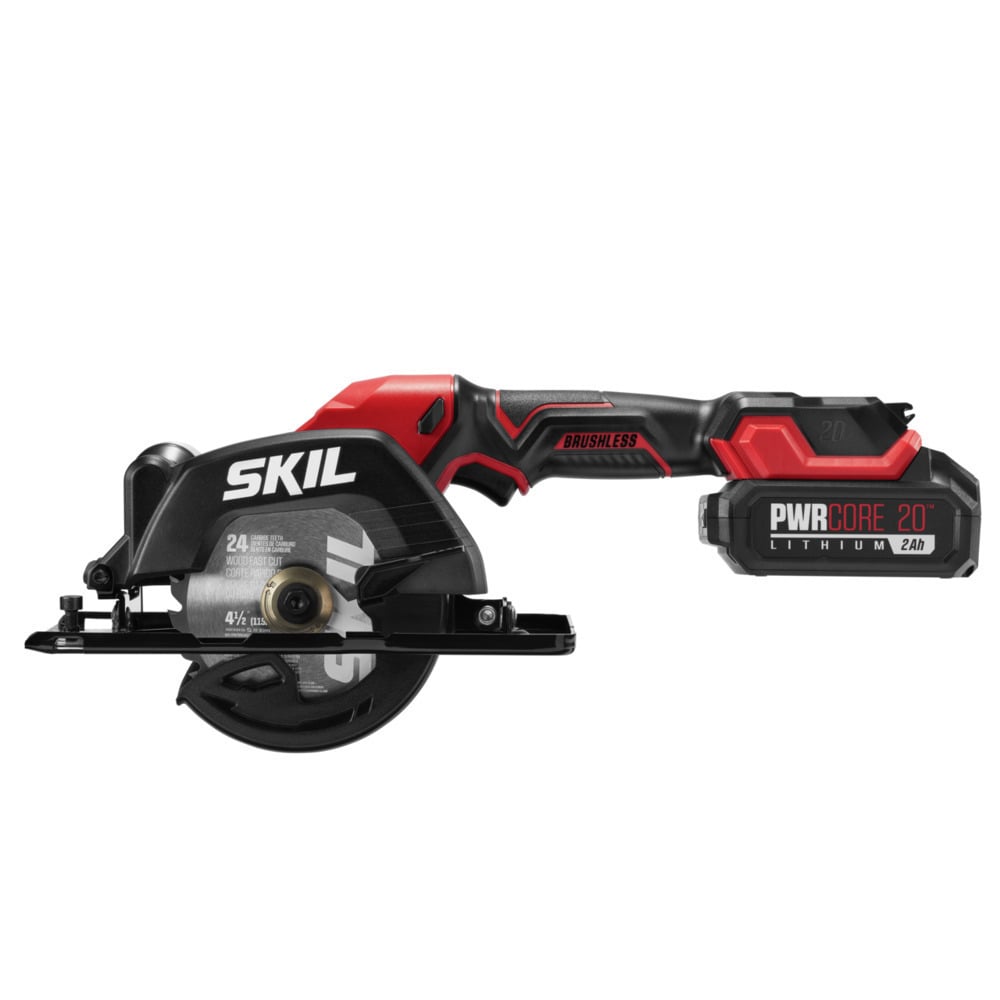 SKIL PWR CORE Compact 20 volt 4 1 2 in Brushless Cordless Circular