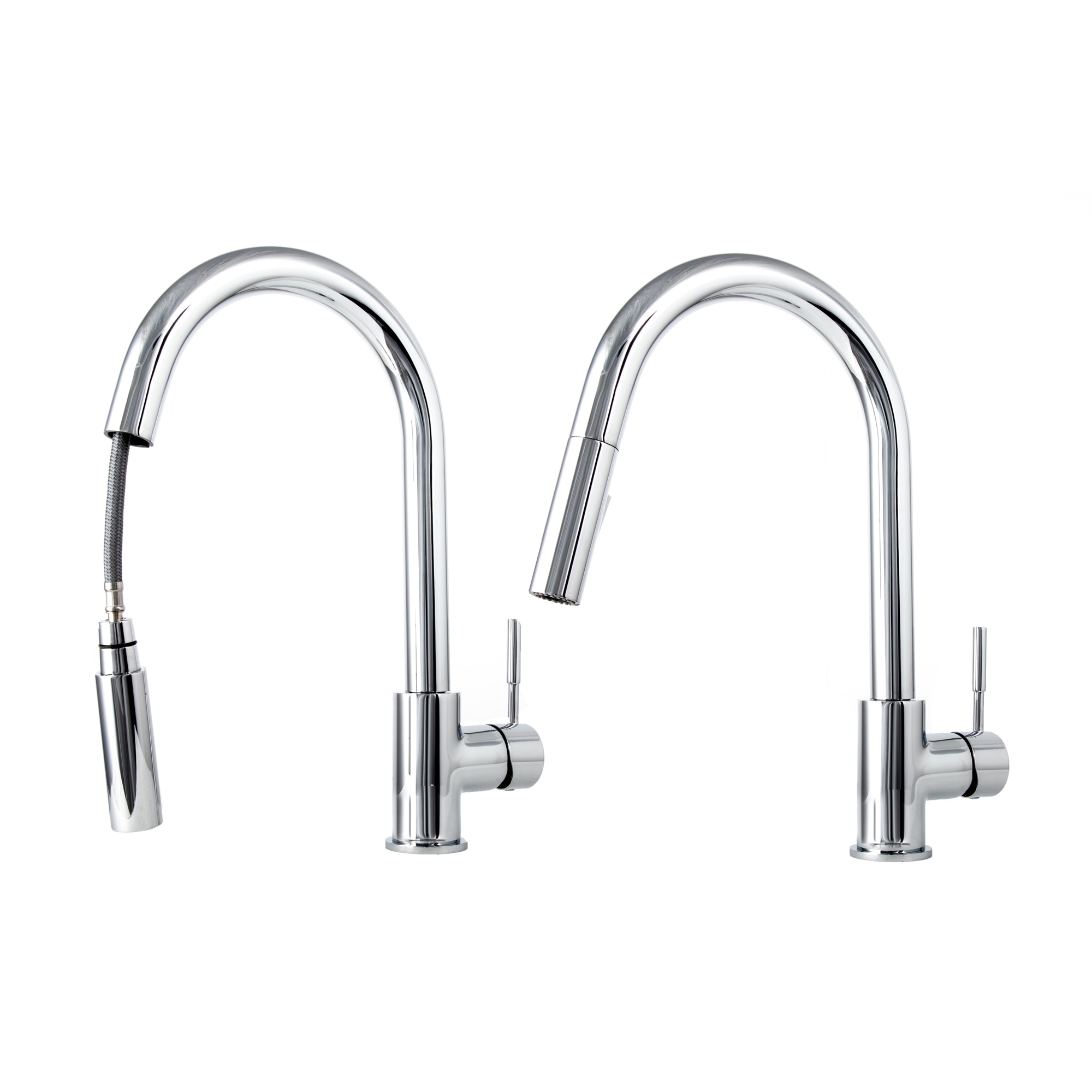 Gemini Chrome High Arc Kitchen Faucet