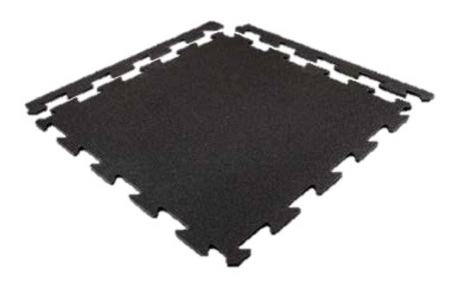 Courage GymFloor 24-in W x 24-in L x 0.236-in T Interlocking Rubber Gym Floor Tile (34-sq ft) (8-Pack)