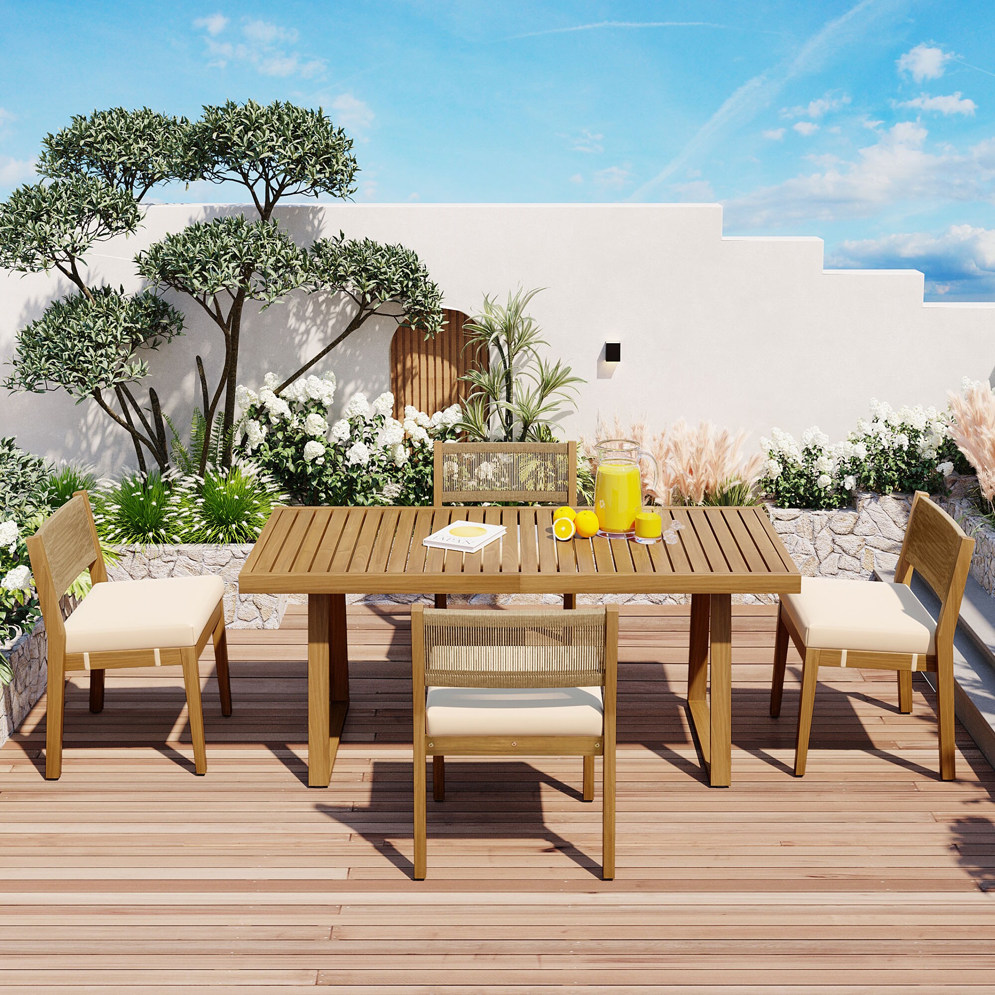 ModernLuxe L-WY000393AAA Patio-Dining-Sets - View #2